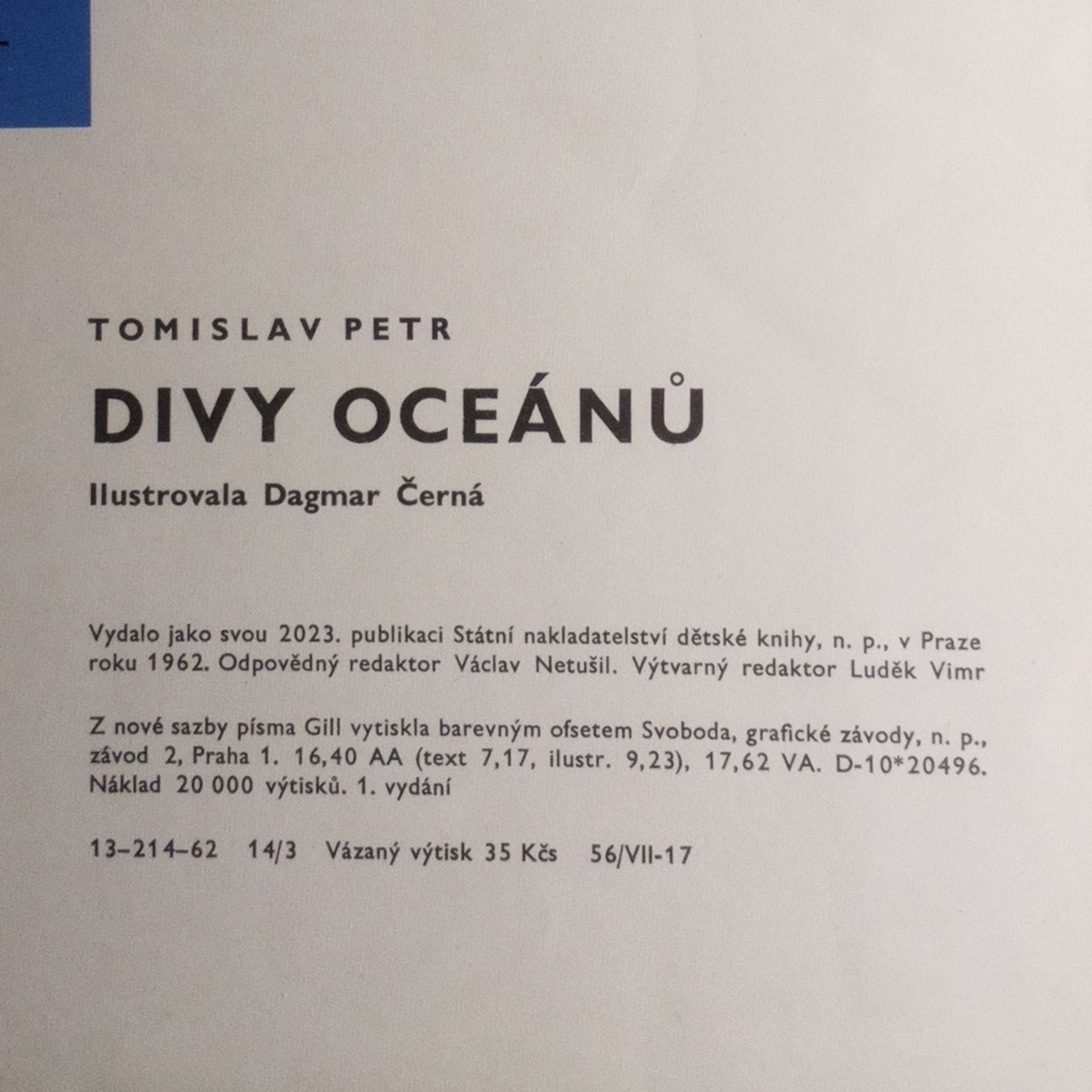 Tomislav Petr Divy oceánů