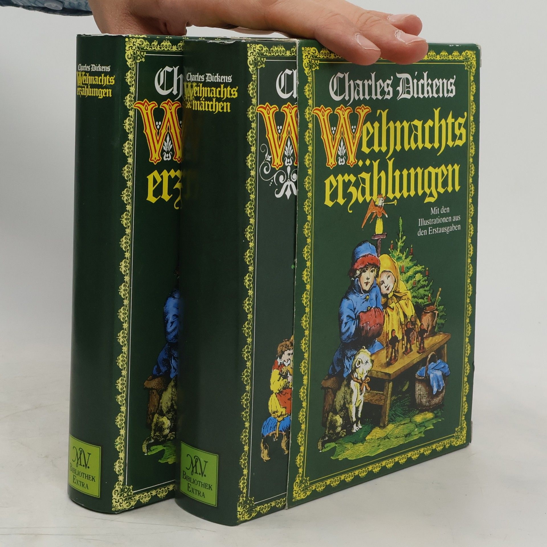 Charles Dickens Weihnachtserzählungen. Mit den Illustrationen aus den Erstausgaben I. - II.