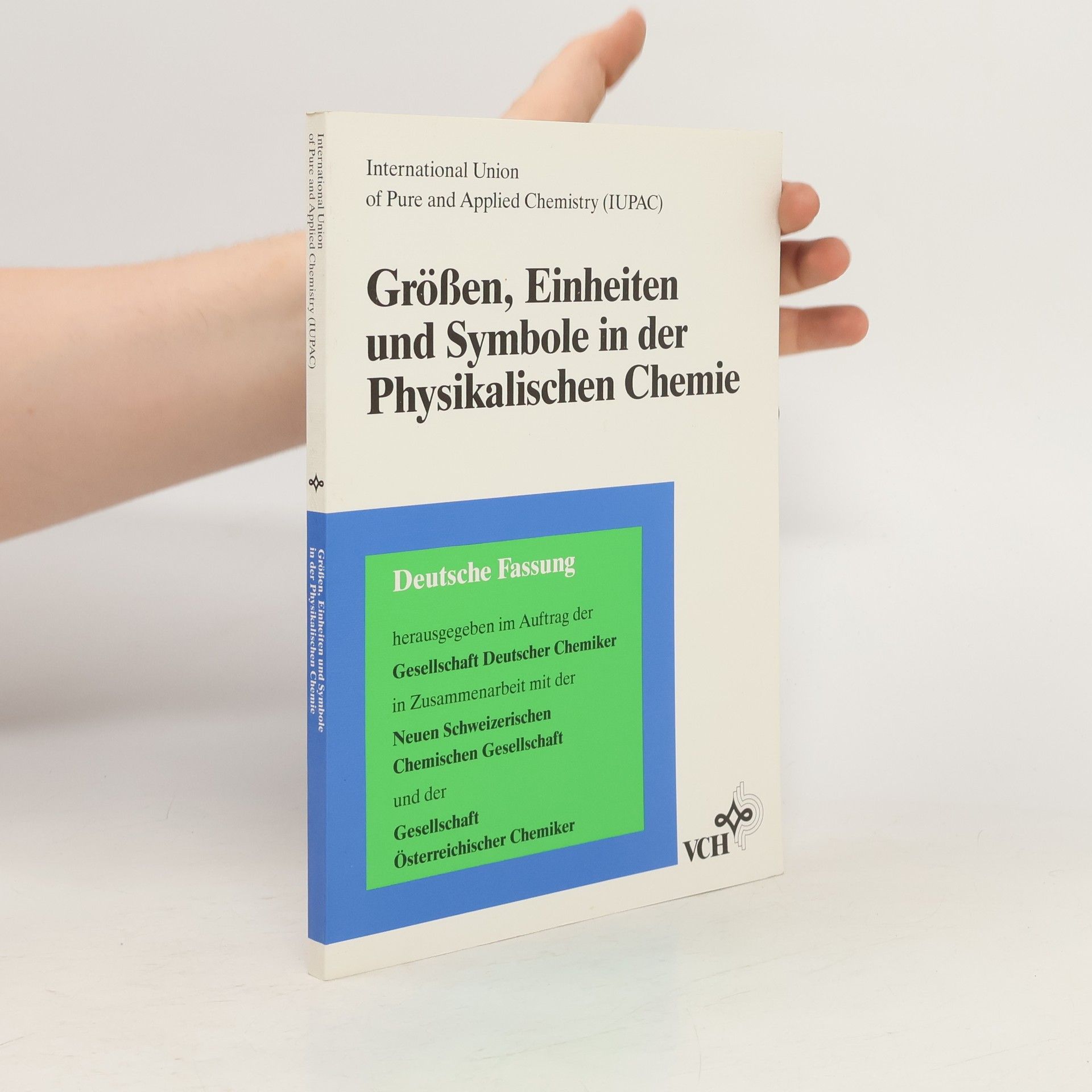 Klaus H. Homann Grössen, Einheiten und Symbole in der physikalischen Chemie