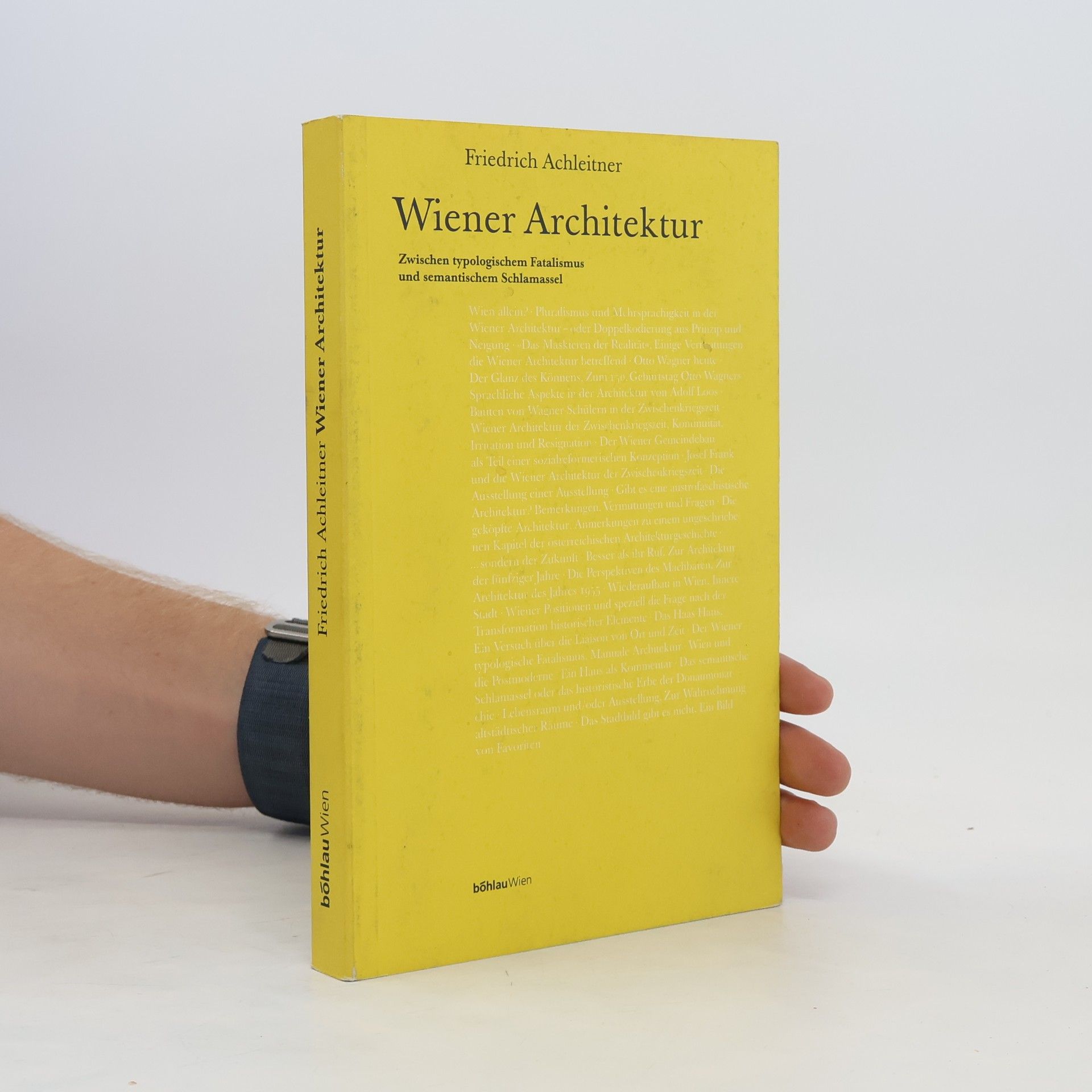 Friedrich Achleitner Wiener Architektur