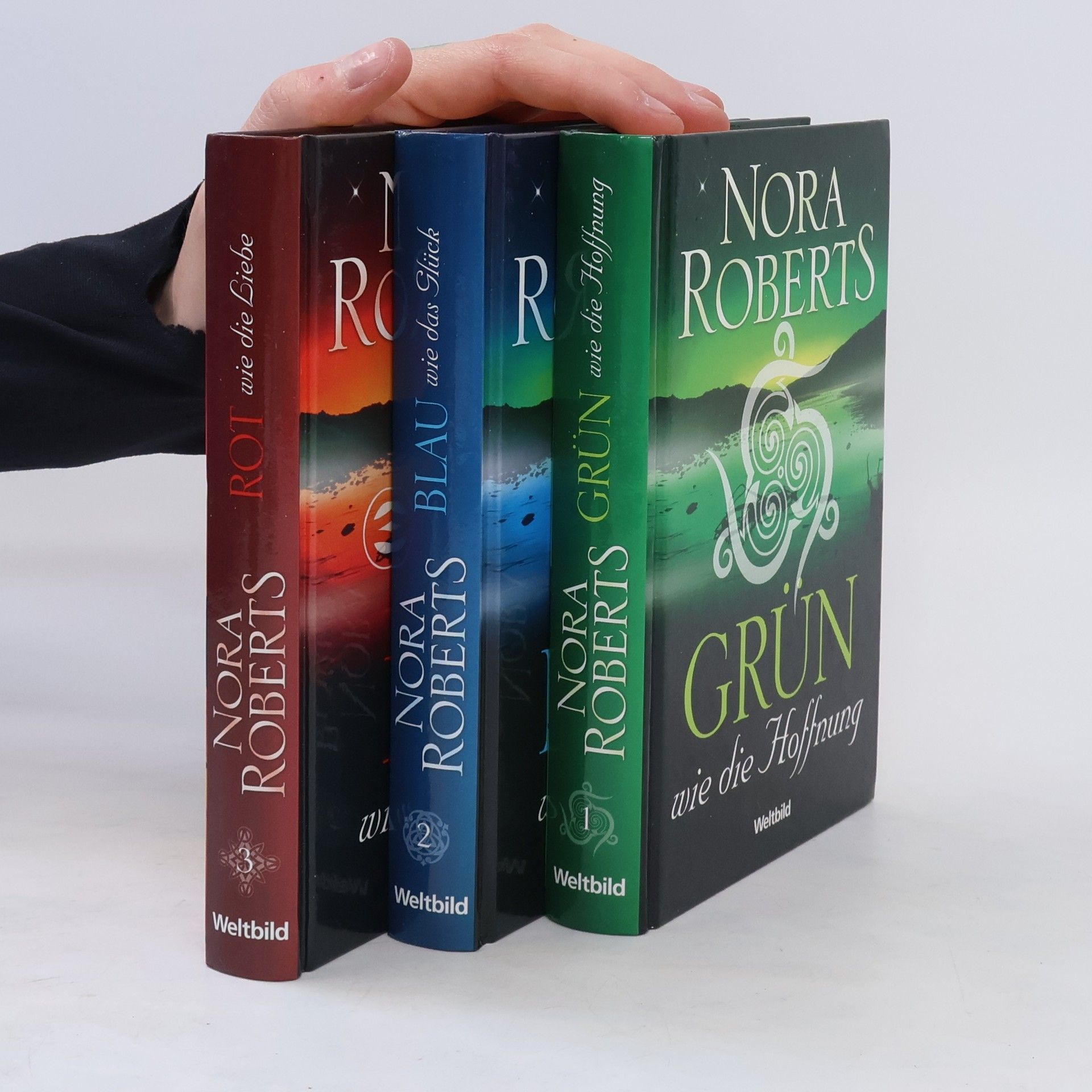 Nora Roberts Die Ring-Trilogie: Rot wie die Liebe. Blau wie das Slück. Grün wie die Hoffnung