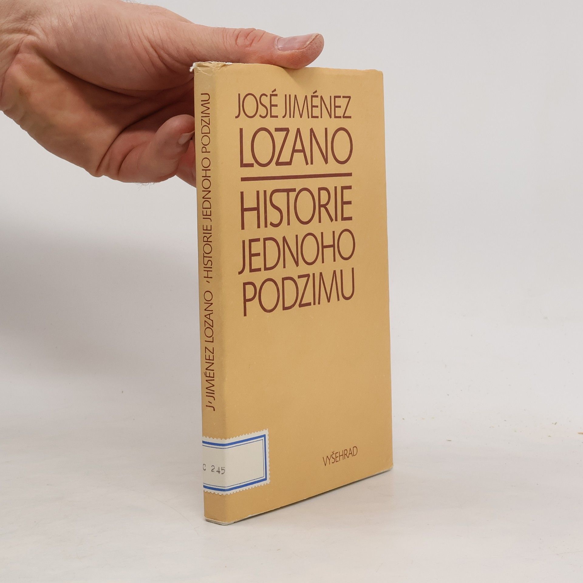 José Jiménez Lozano Historie jednoho podzimu