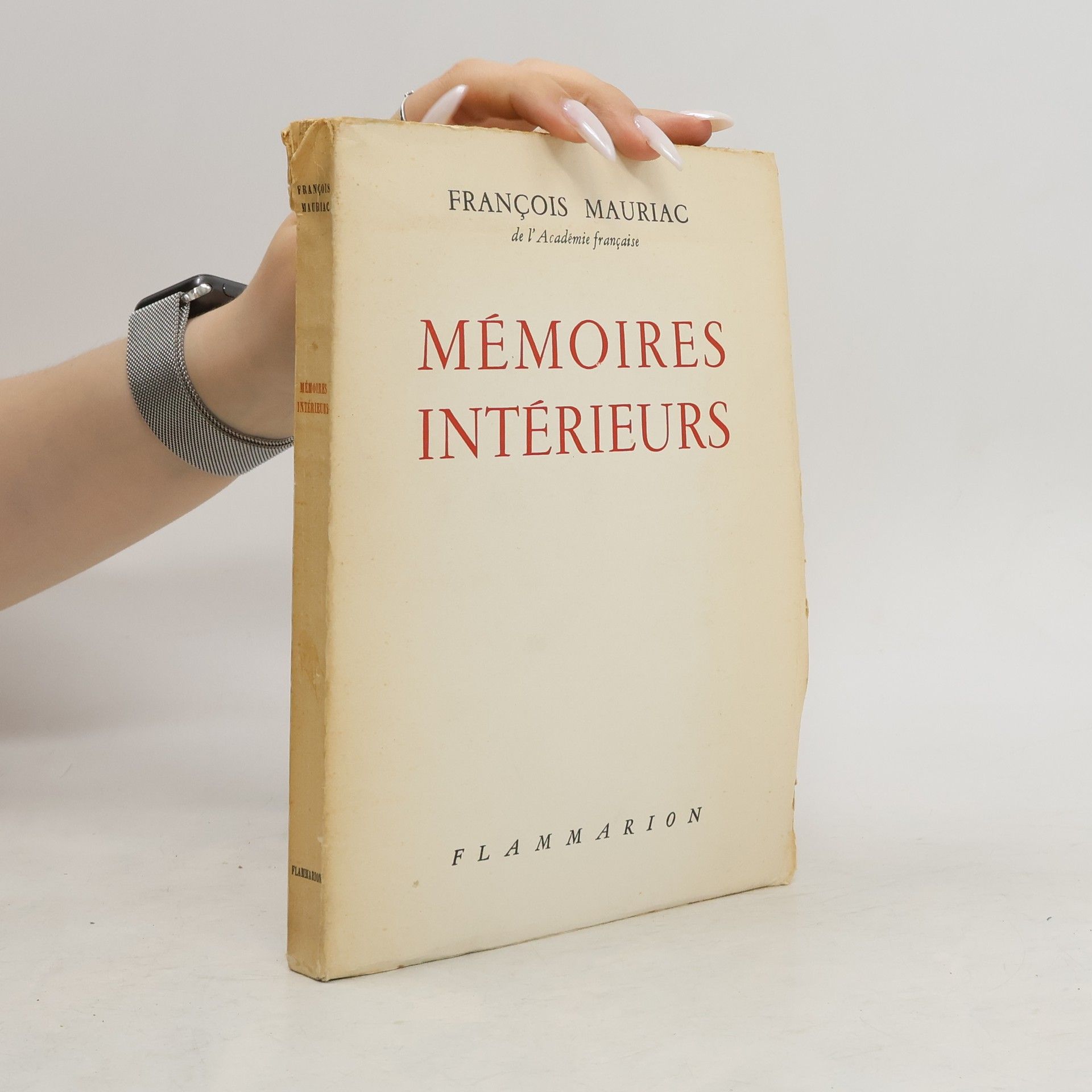 François Mauriac Mémoires intérieurs