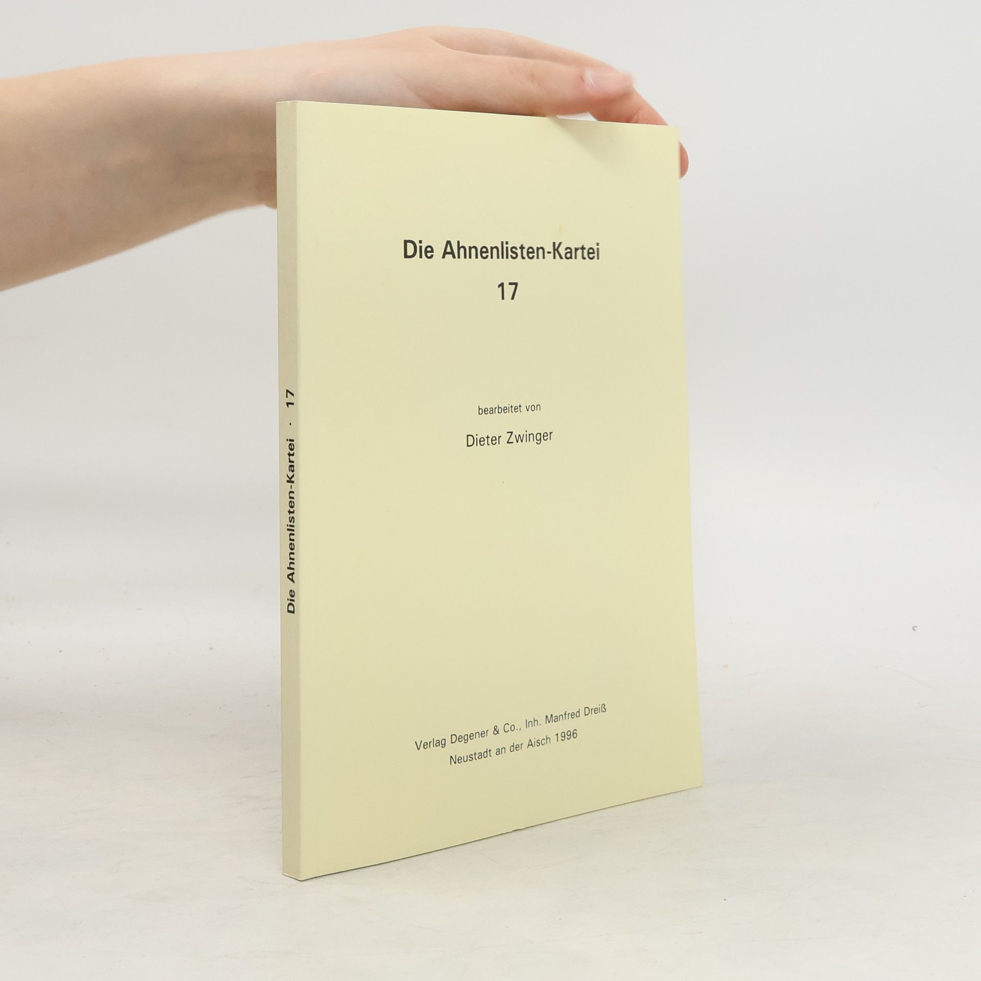 Autorenkollektiv Die Ahnenlisten-Kartei