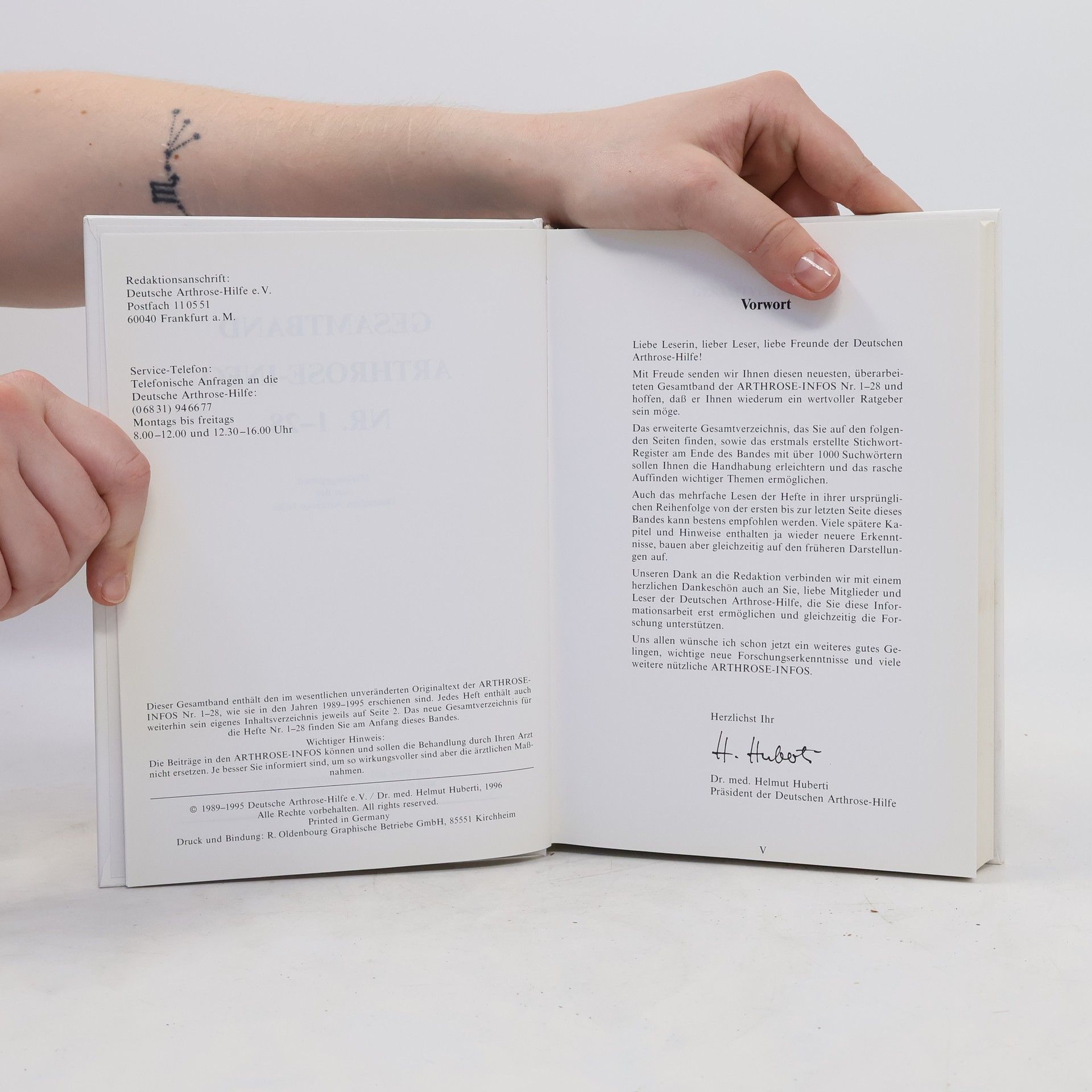 Various authors Arthrose Info Nr. 1-28