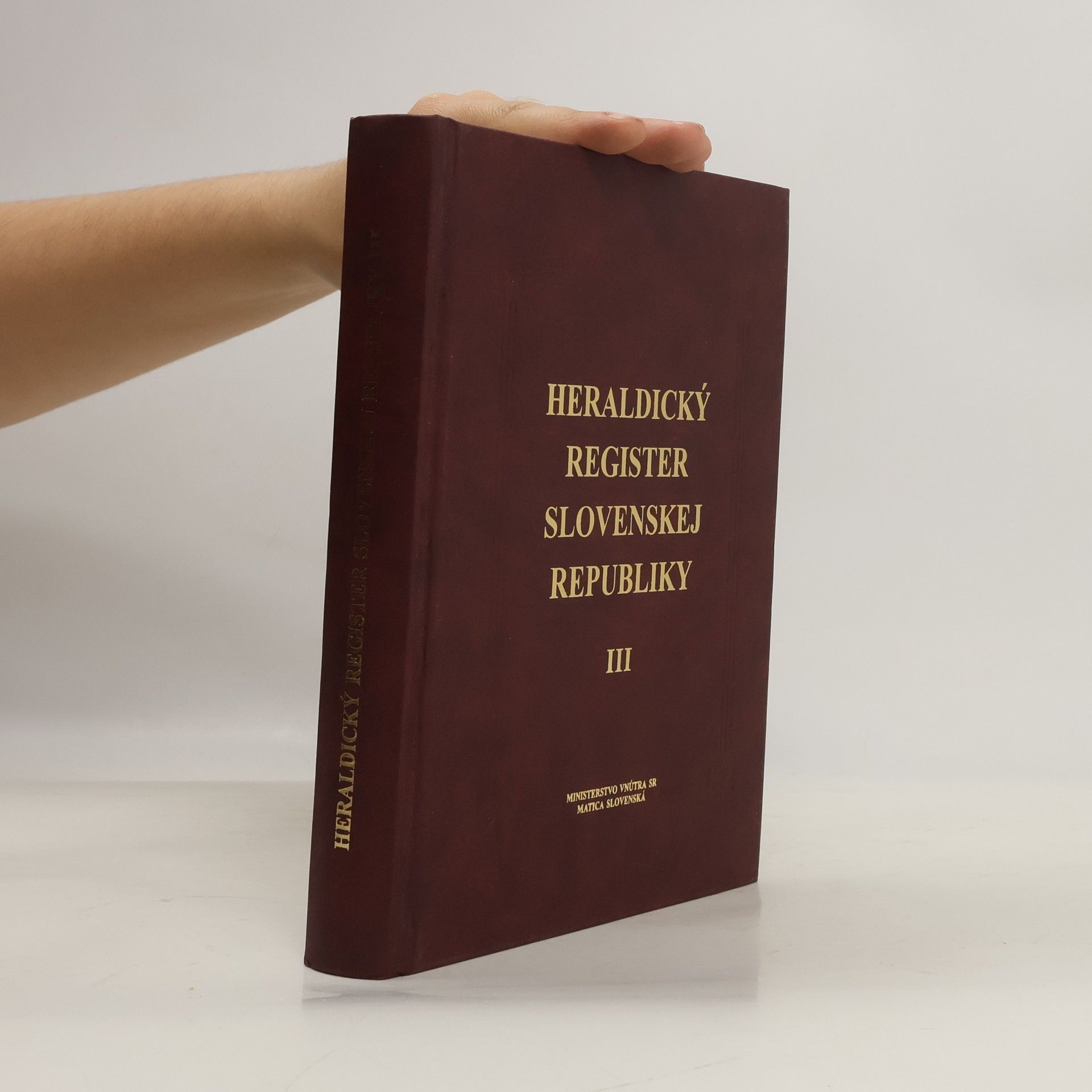 Ladislav Vrtel Heraldický register Slovenskej republiky III