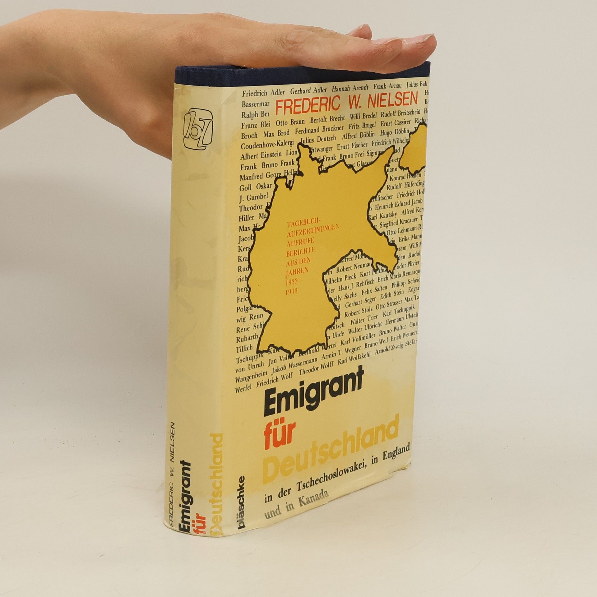 Frederic W. Nielsen Emigrant für Deutschland : in der Tschechoslowakei, in England und in Kanada
