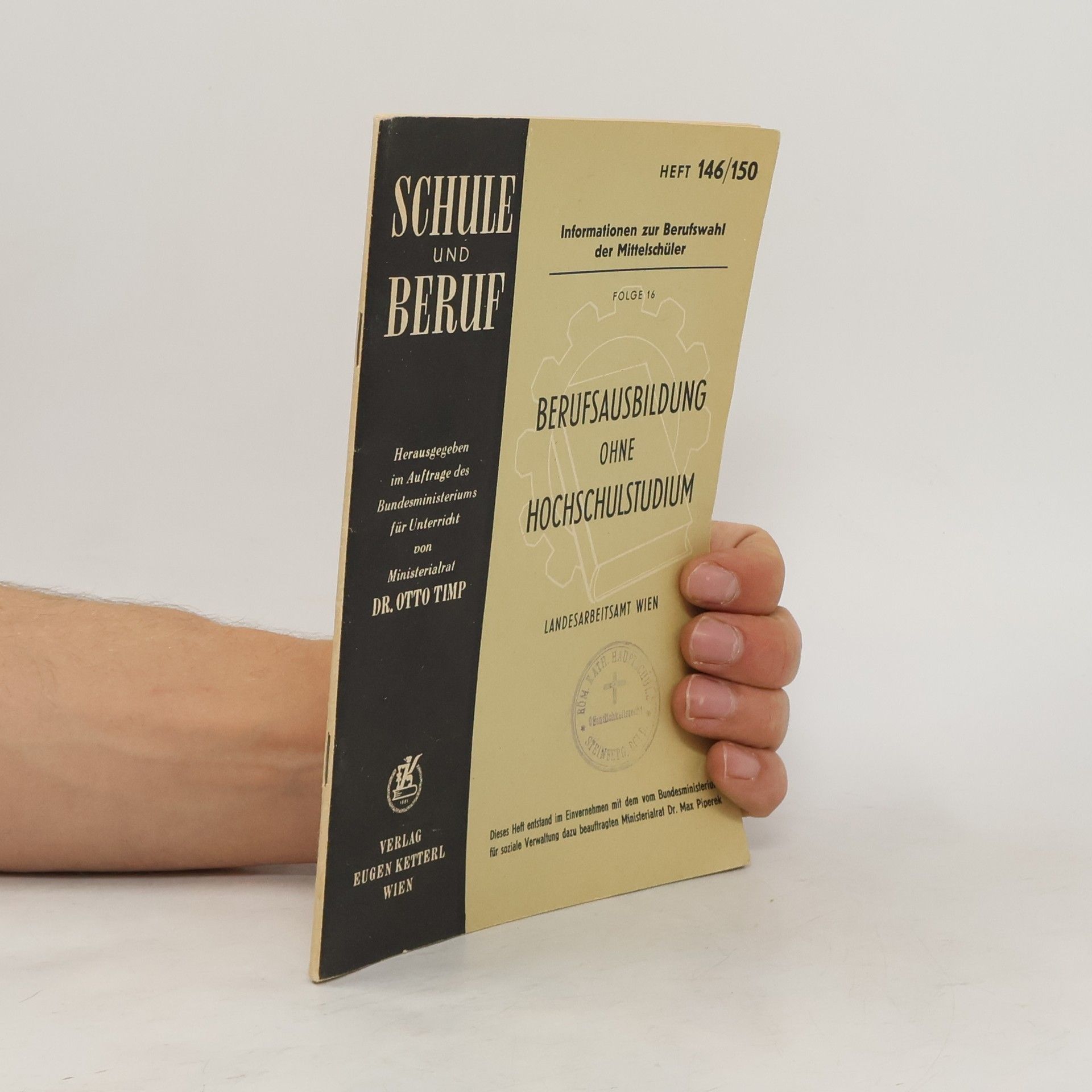 Otto Timp Berufsausbildung ohne hochschulstudium