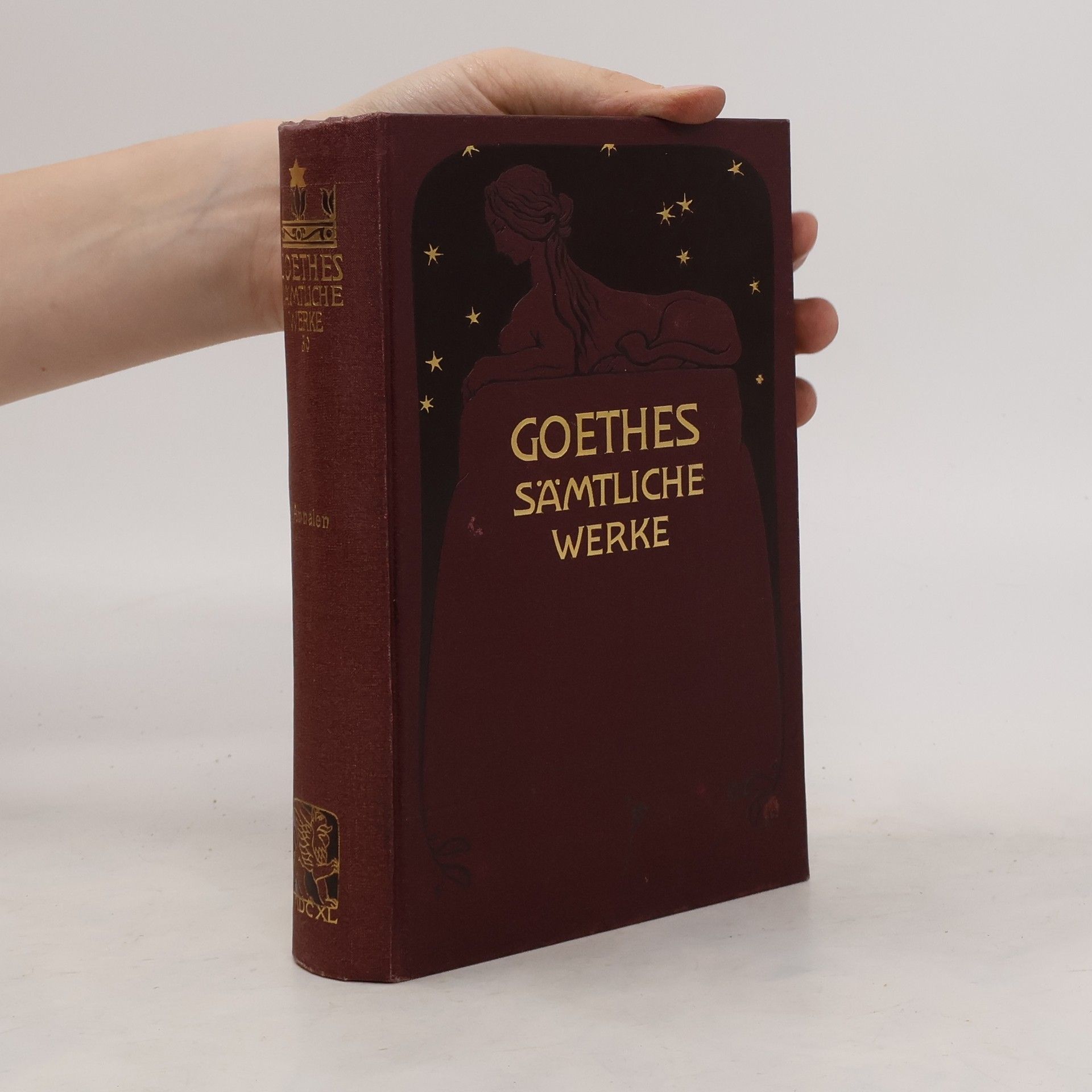 Johann Wolfgang von Goethe Goethes Sämtliche Werke 30. Annalen