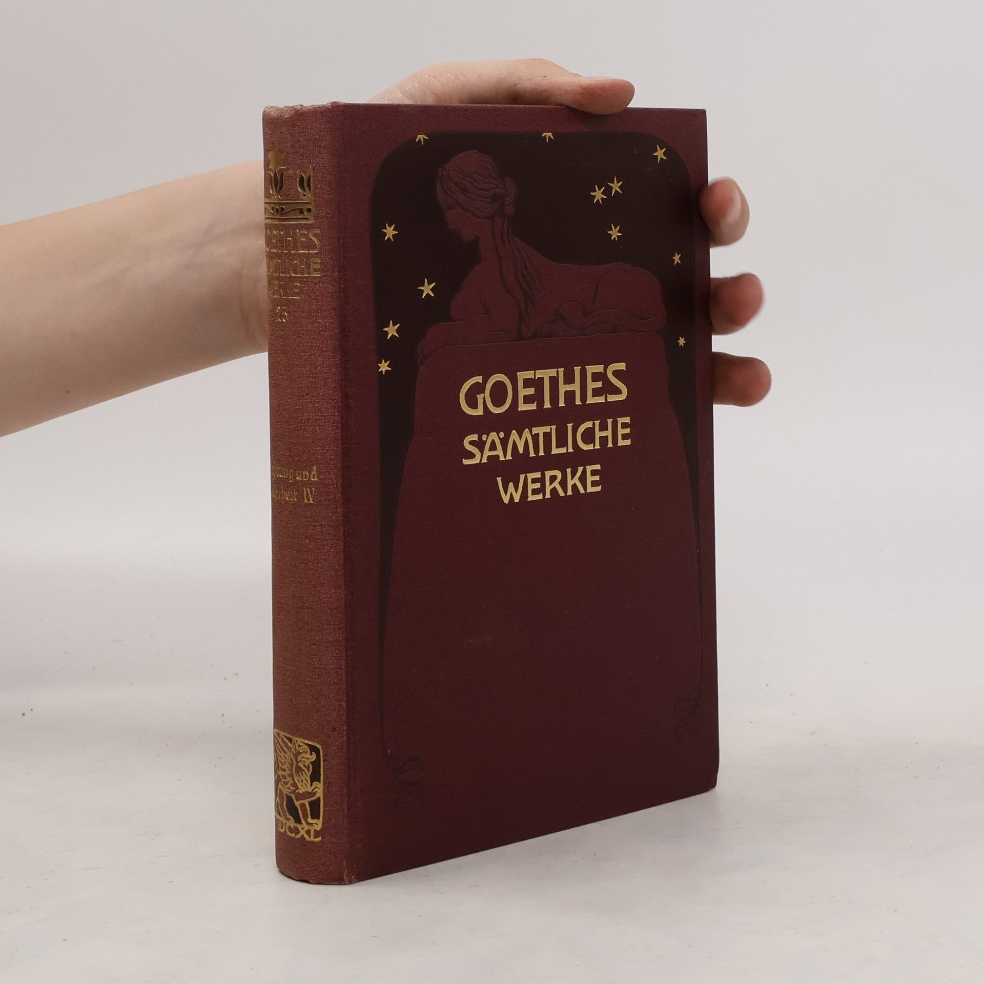Johann Wolfgang von Goethe Goethes Sämtliche Werke 25