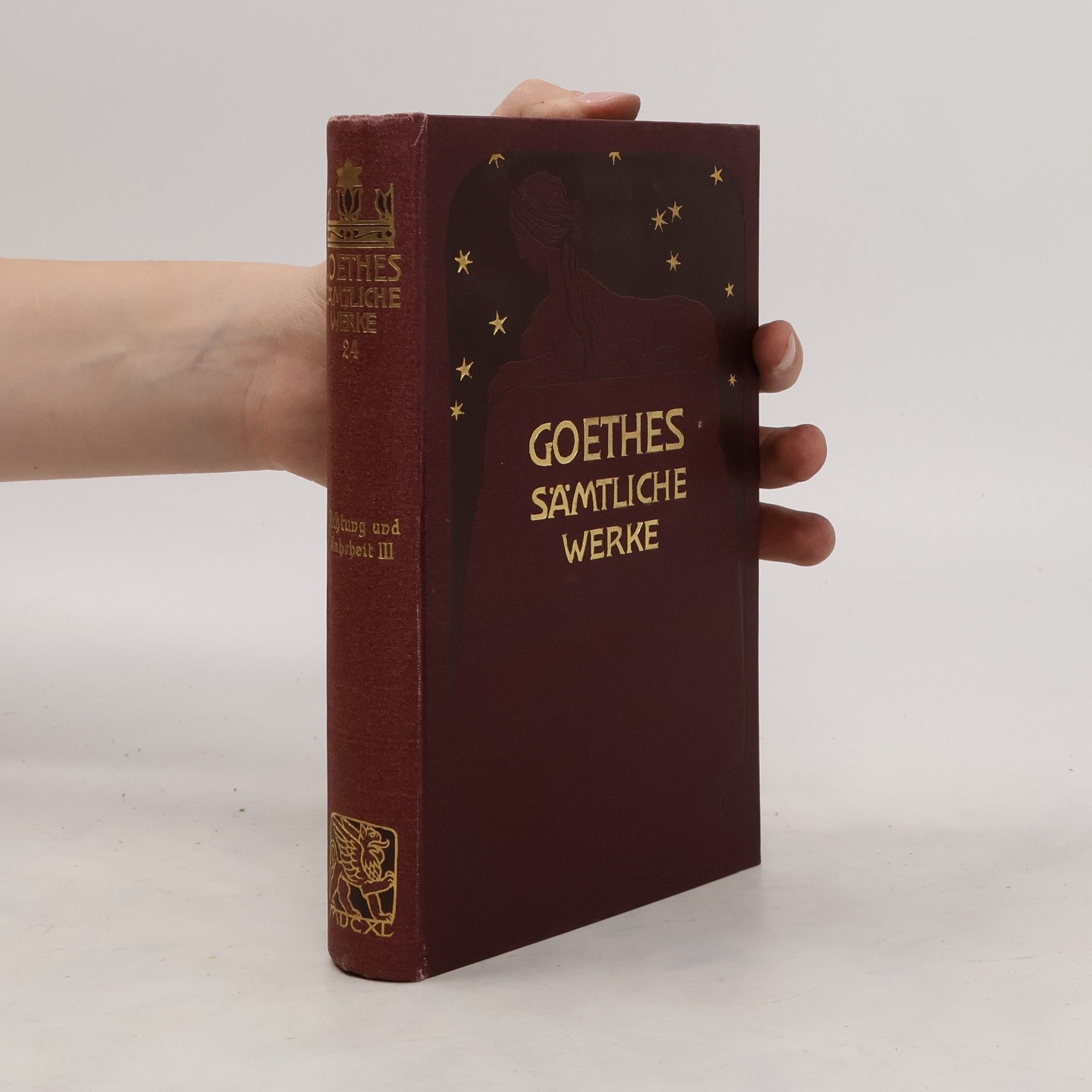 Johann Wolfgang von Goethe Goethes Sämtliche Werke 24