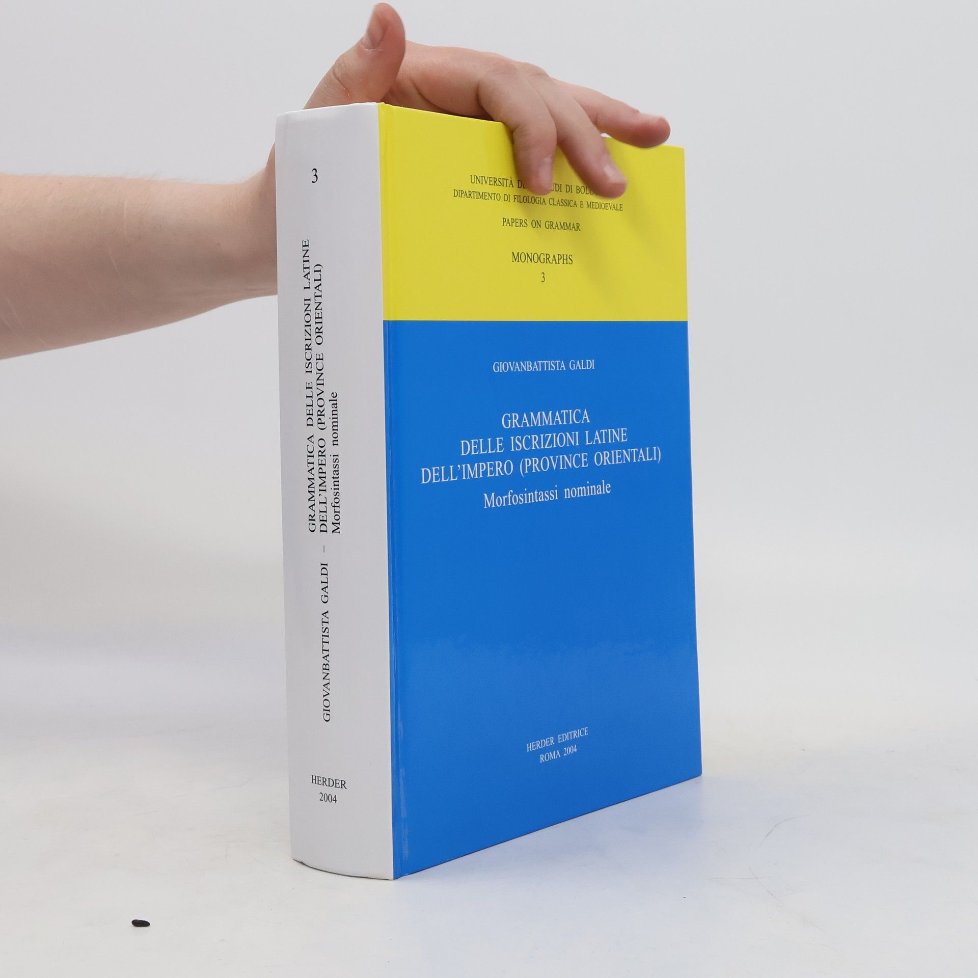 Grammatica delle iscrizioni latine dell'impero (province orientali)