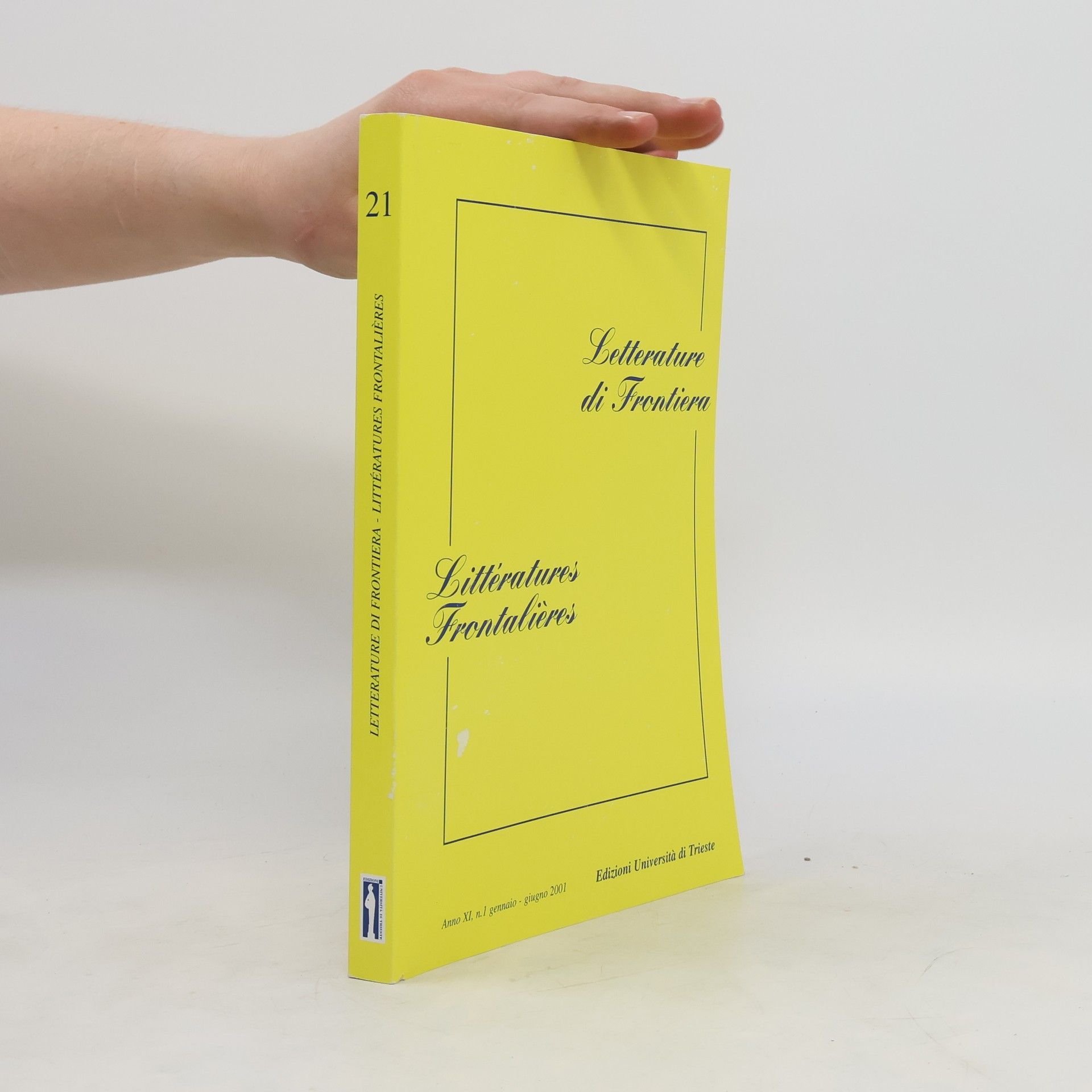 AA.VV. Letterature di Frontiera. Littératures Frontaliéres