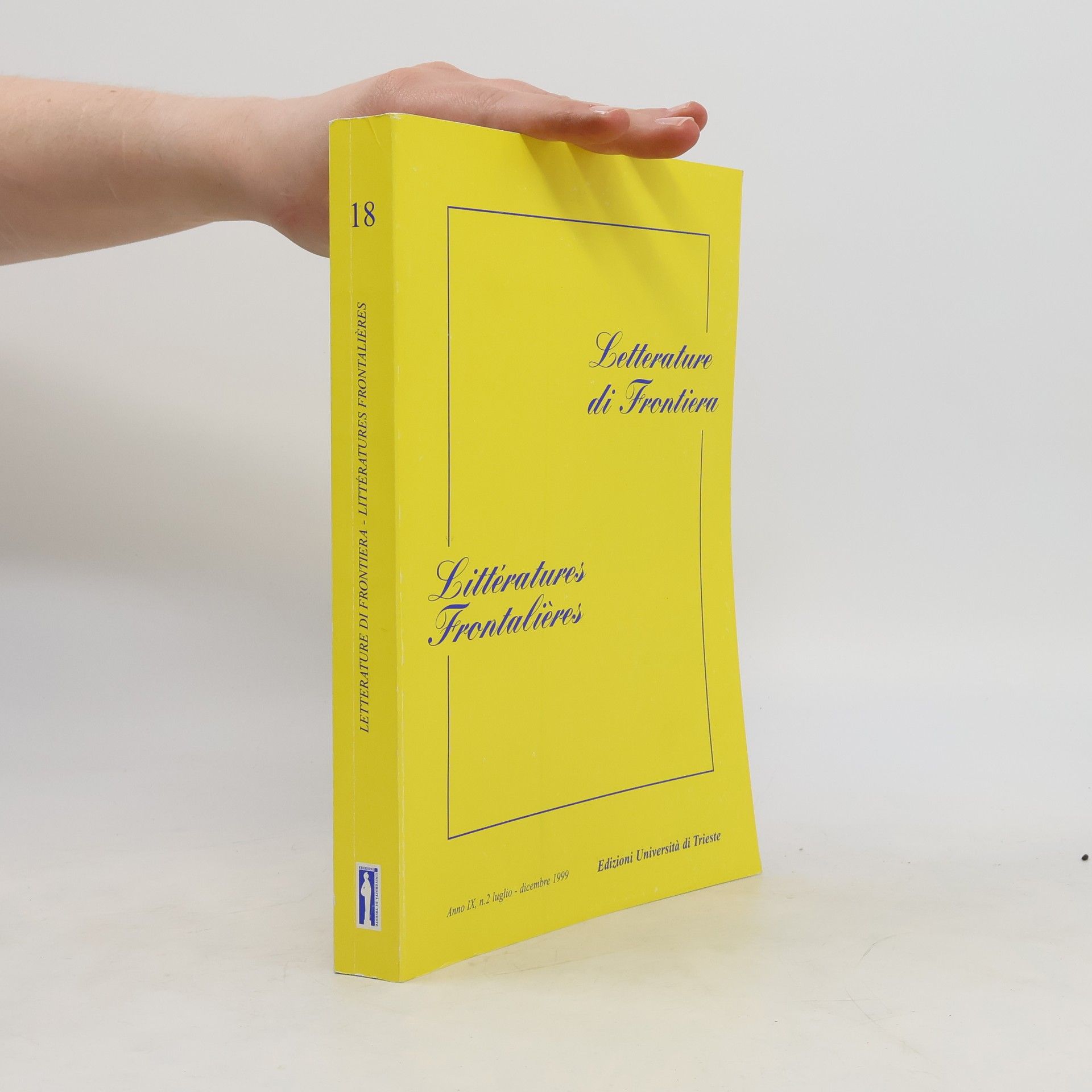 AA.VV. Letterature di Frontiera. Littératures Frontaliéres 2