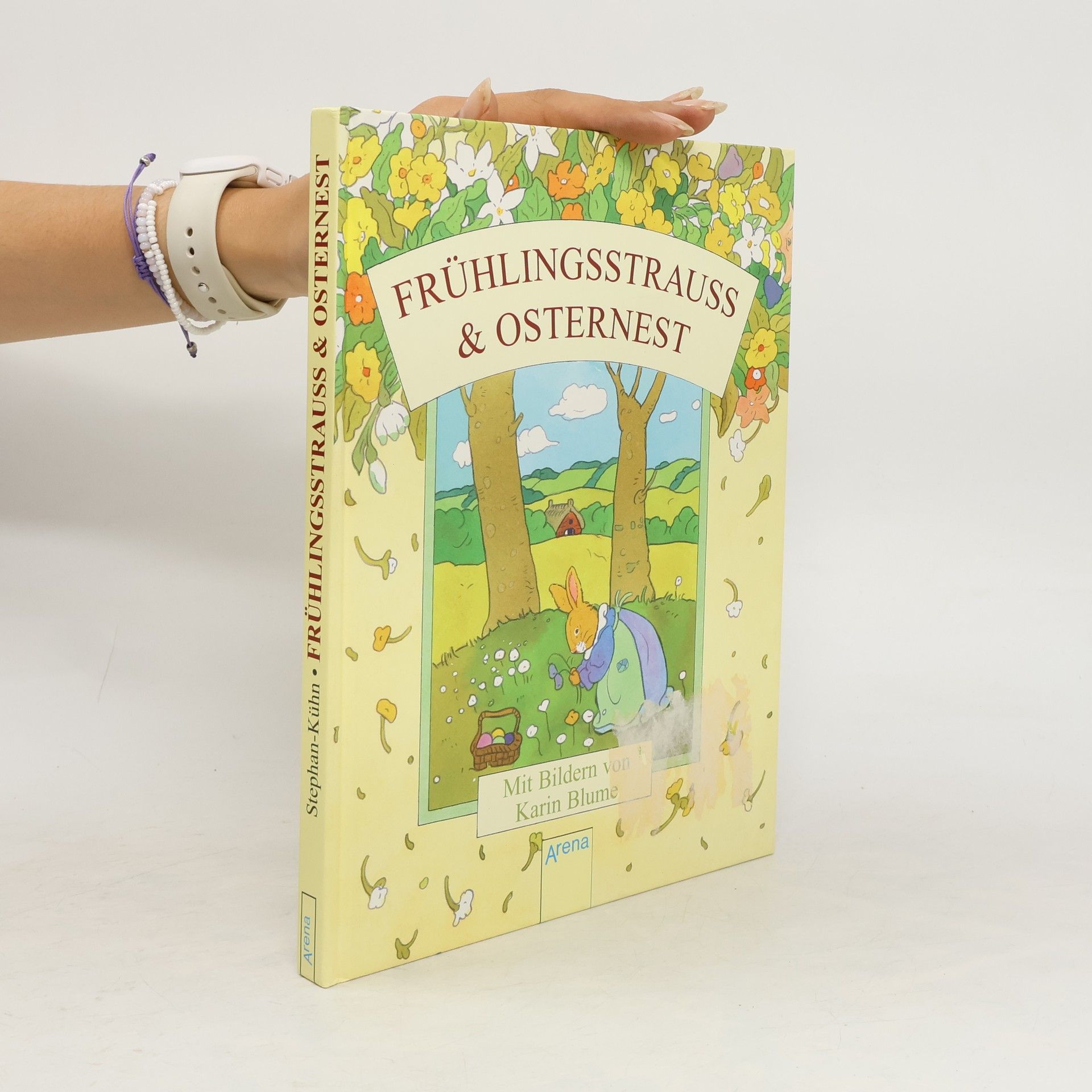 Freya Stephan-Kühn Frühlingsstrauss und Osternest