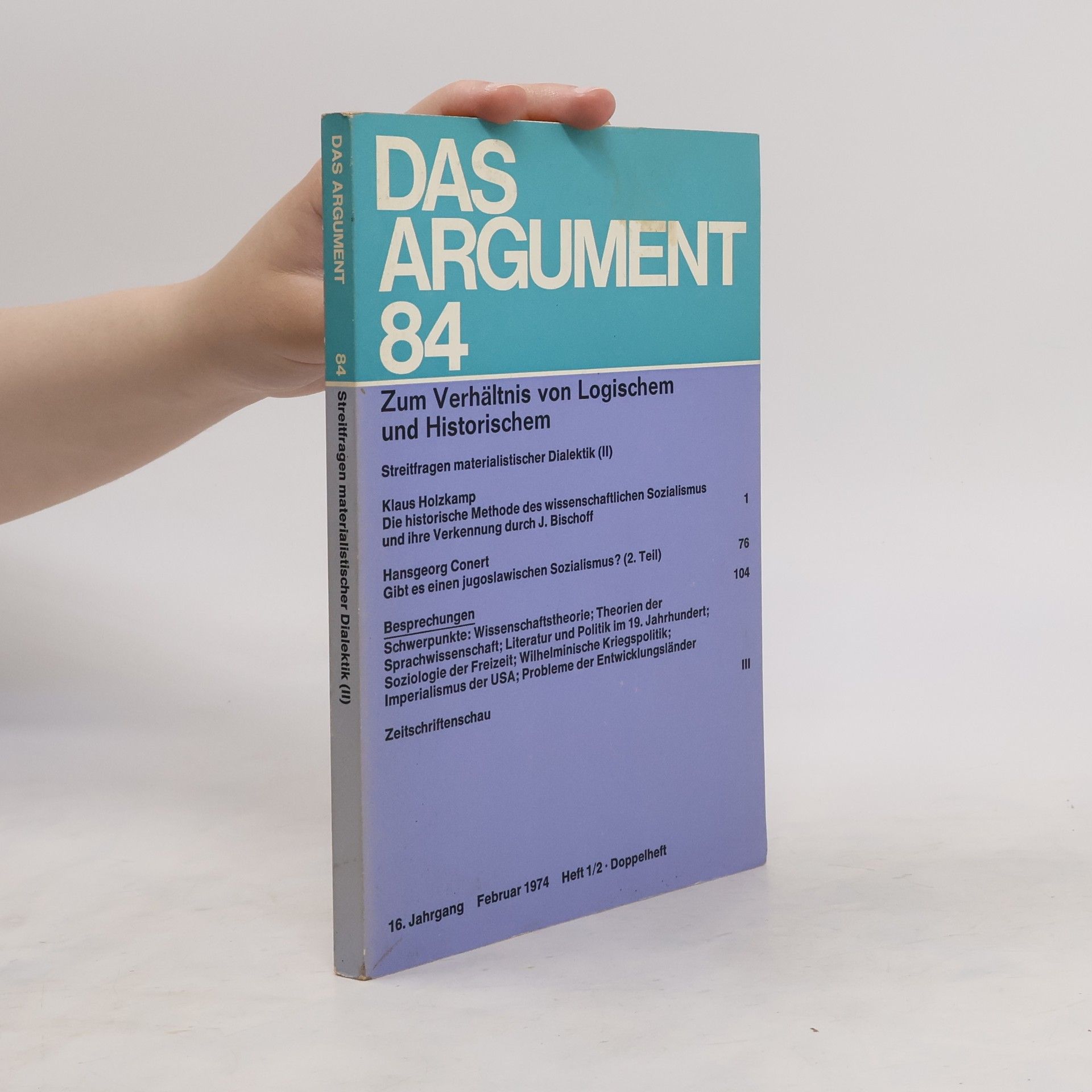 kolektiv Das Argument 84