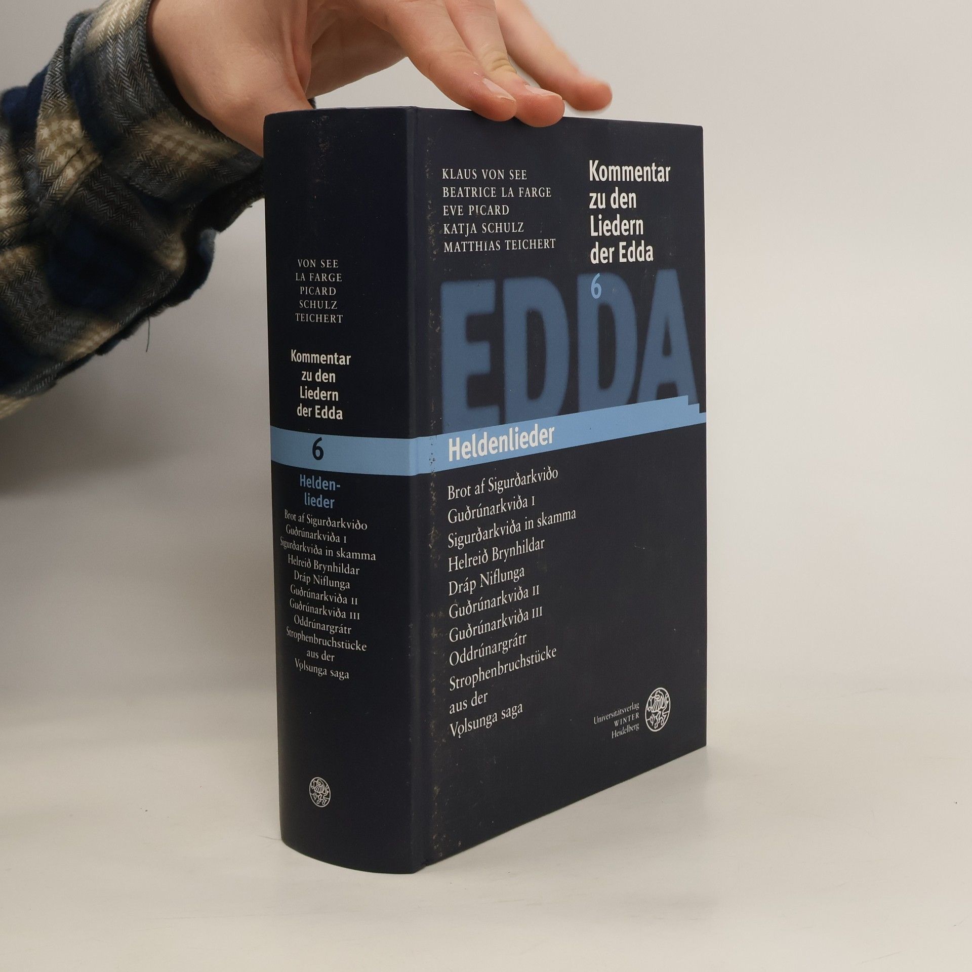 Klaus von See Kommentar zu den Liedern der Edda / Heldenlieder