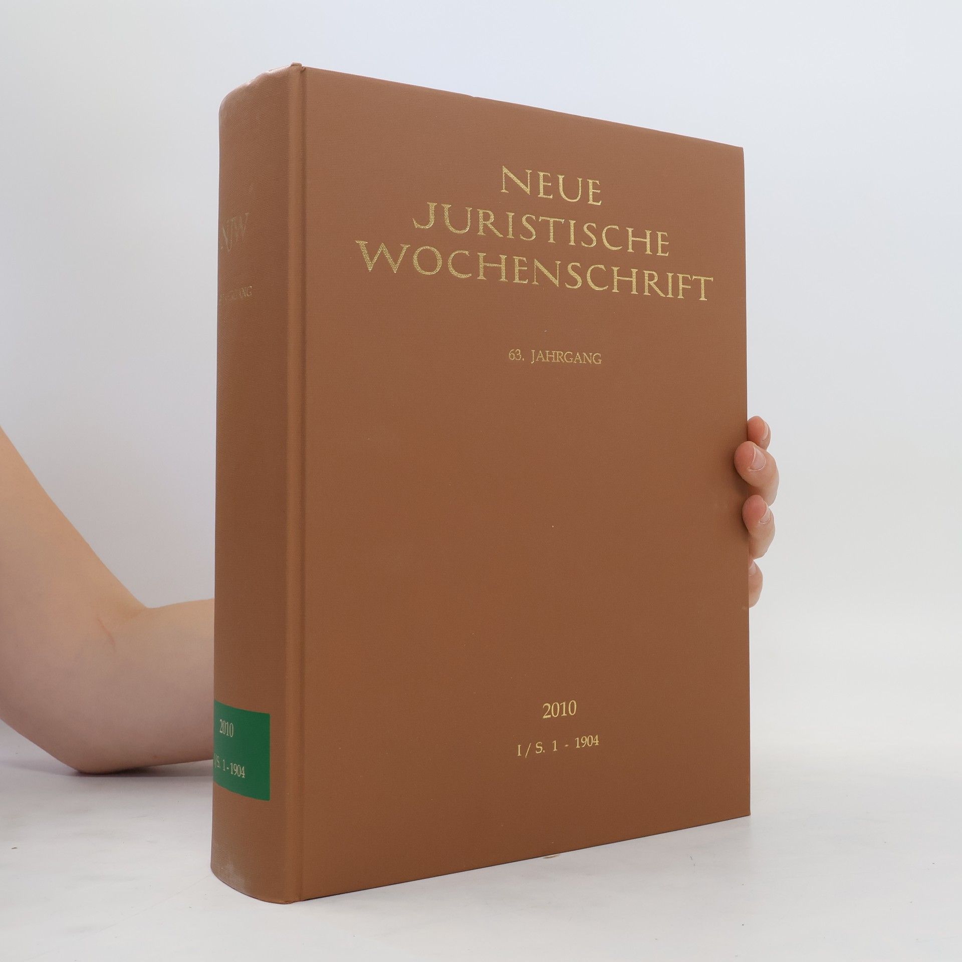 Autores varios Neue Juristische Wochenschrift 63