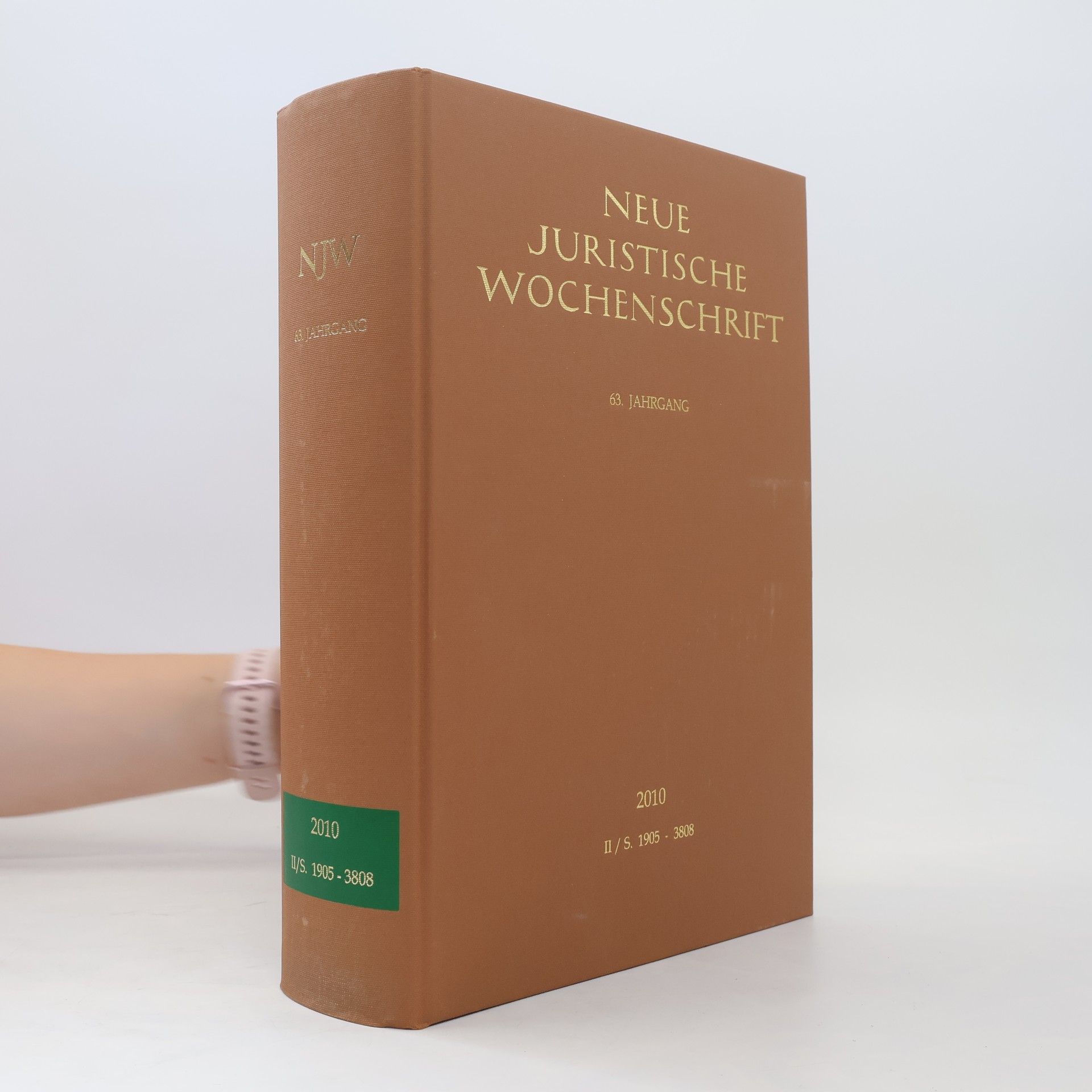 Autorenkollektiv Neue Juristische Wochenschrift 63