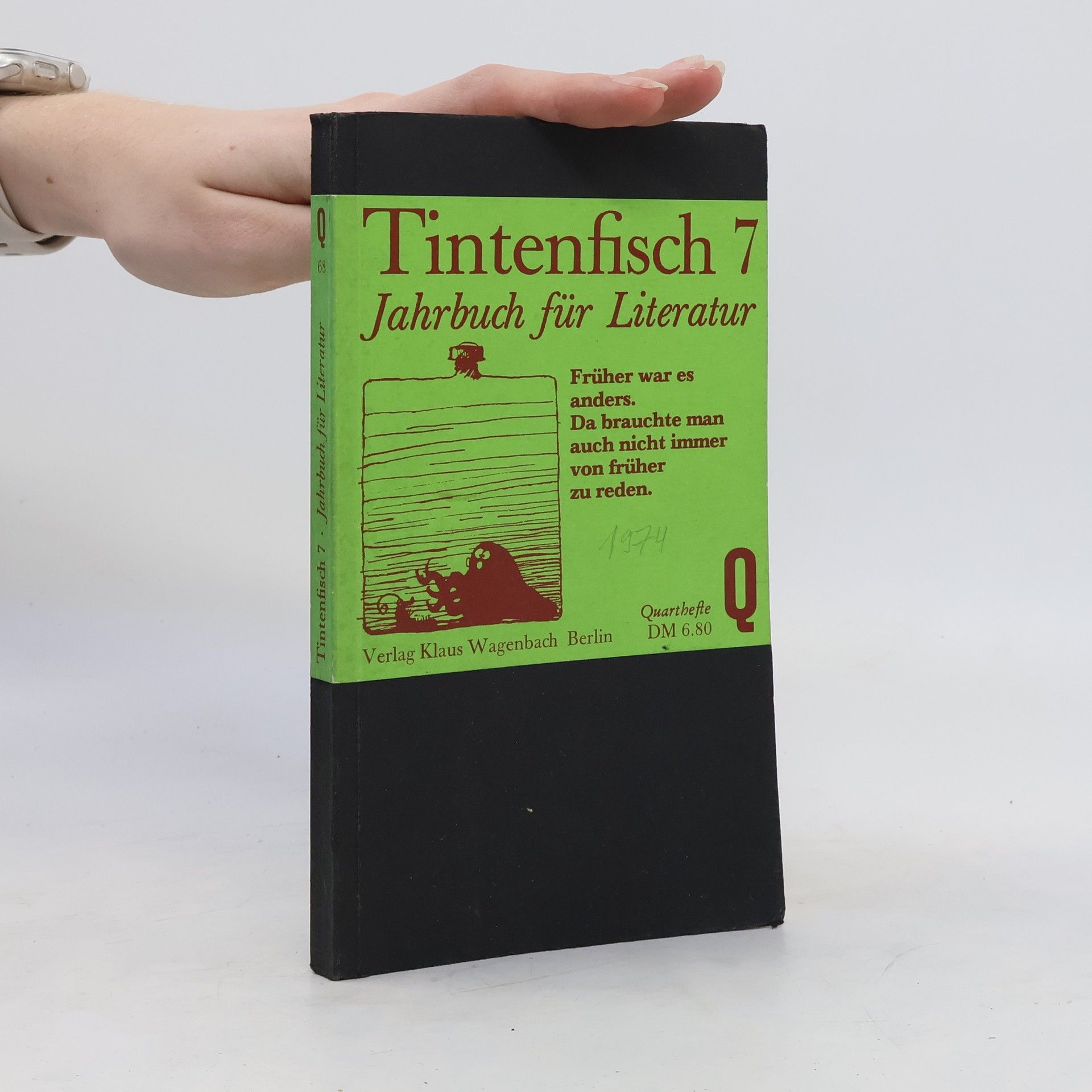 Klaus Wagenbach Tintenfisch 7. Jahrbuch für Literatur