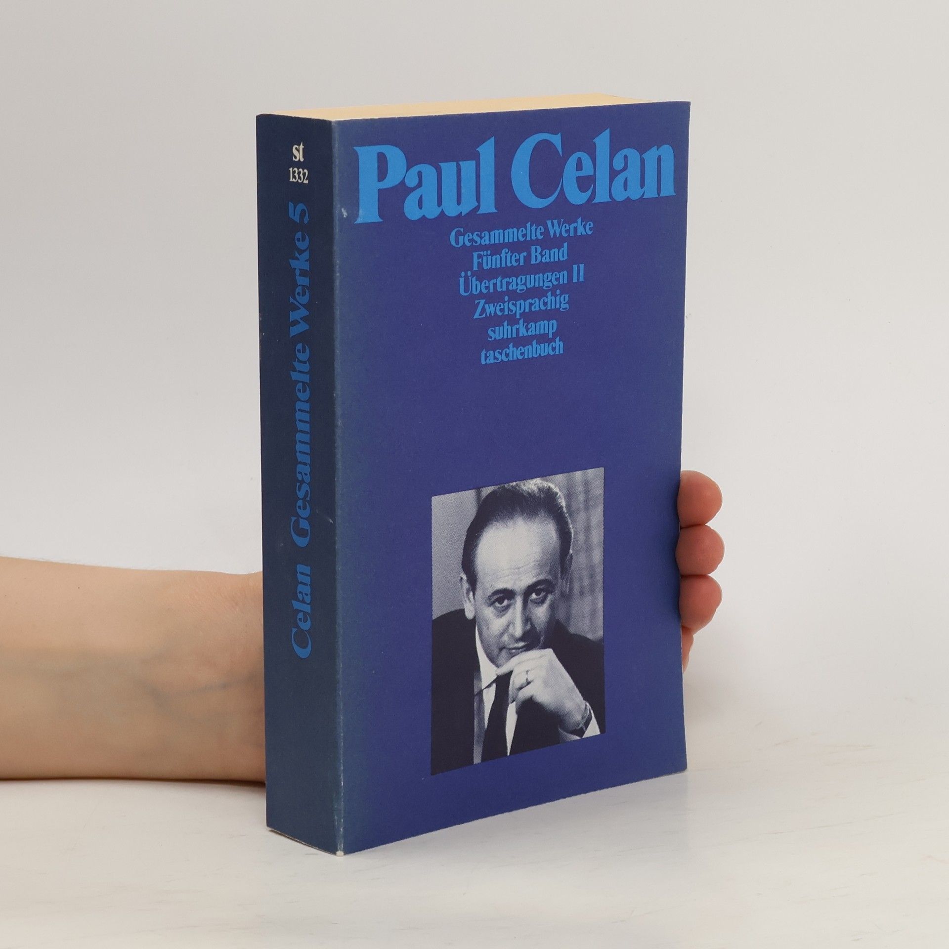 Paul Celan Gesammelte Werke. Fünfter Band, Übertragungen II, Zweispraching