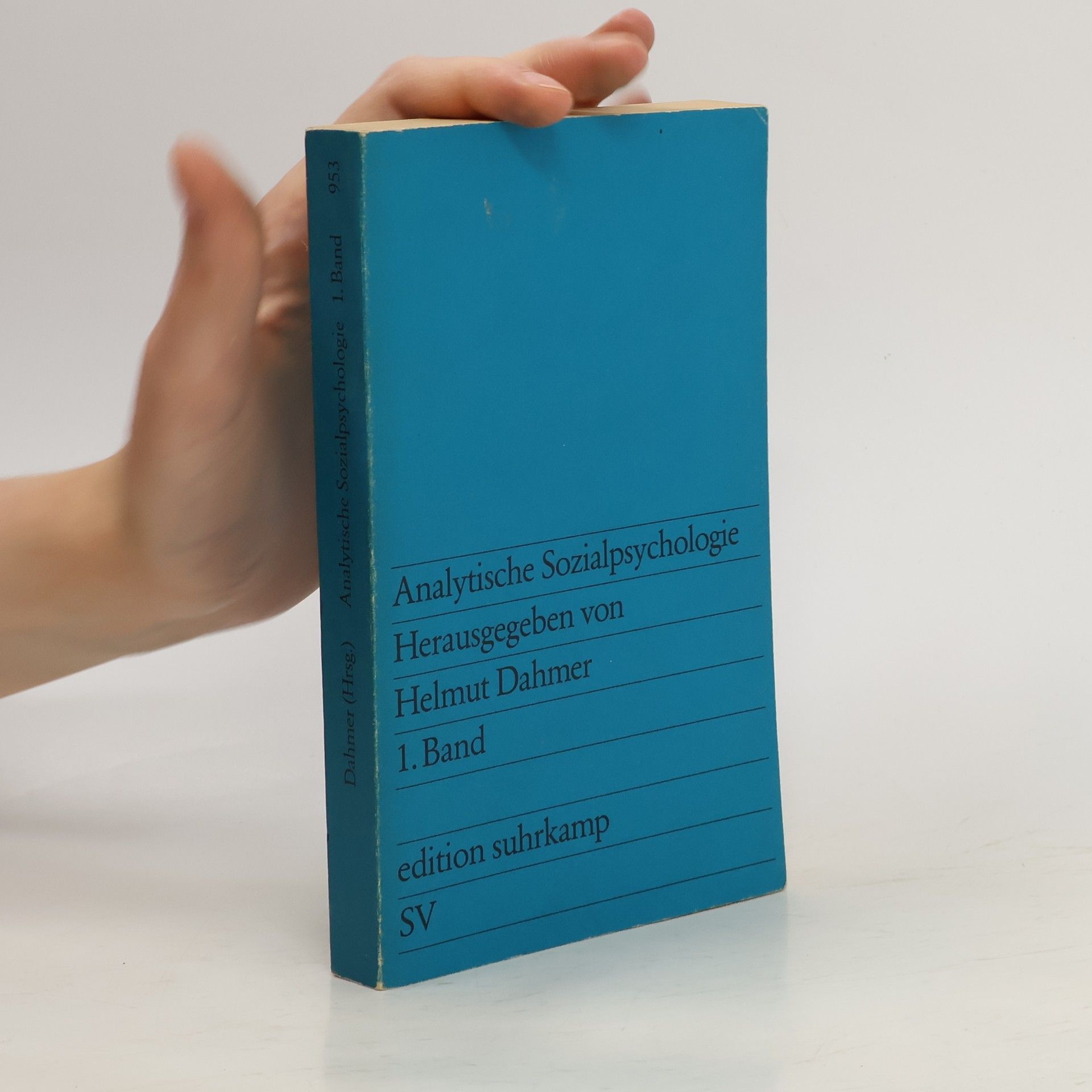 Helmut Dahmer Analytische Sozialpsychologie 1