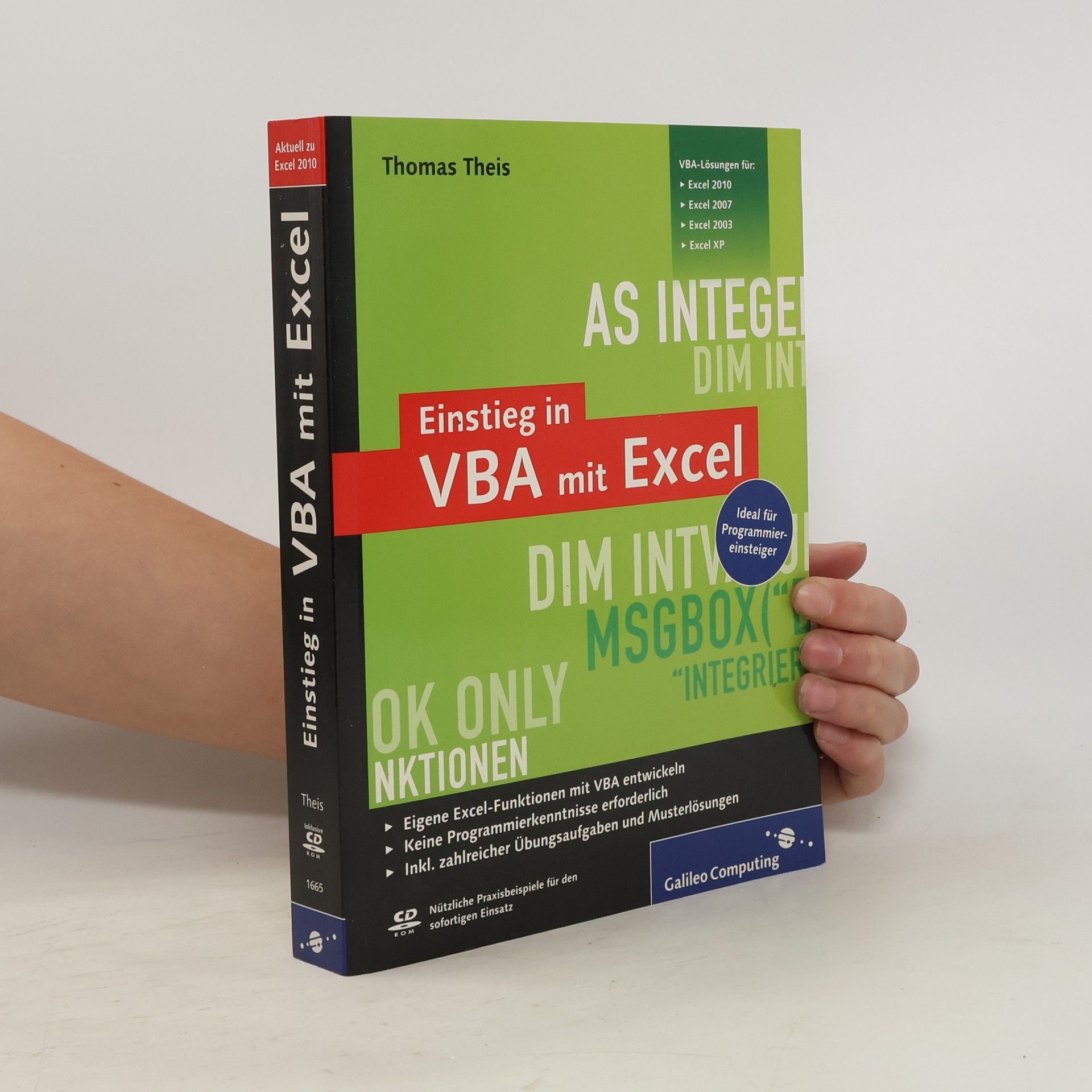 Thomas Theis Einstieg in VBA mit Excel