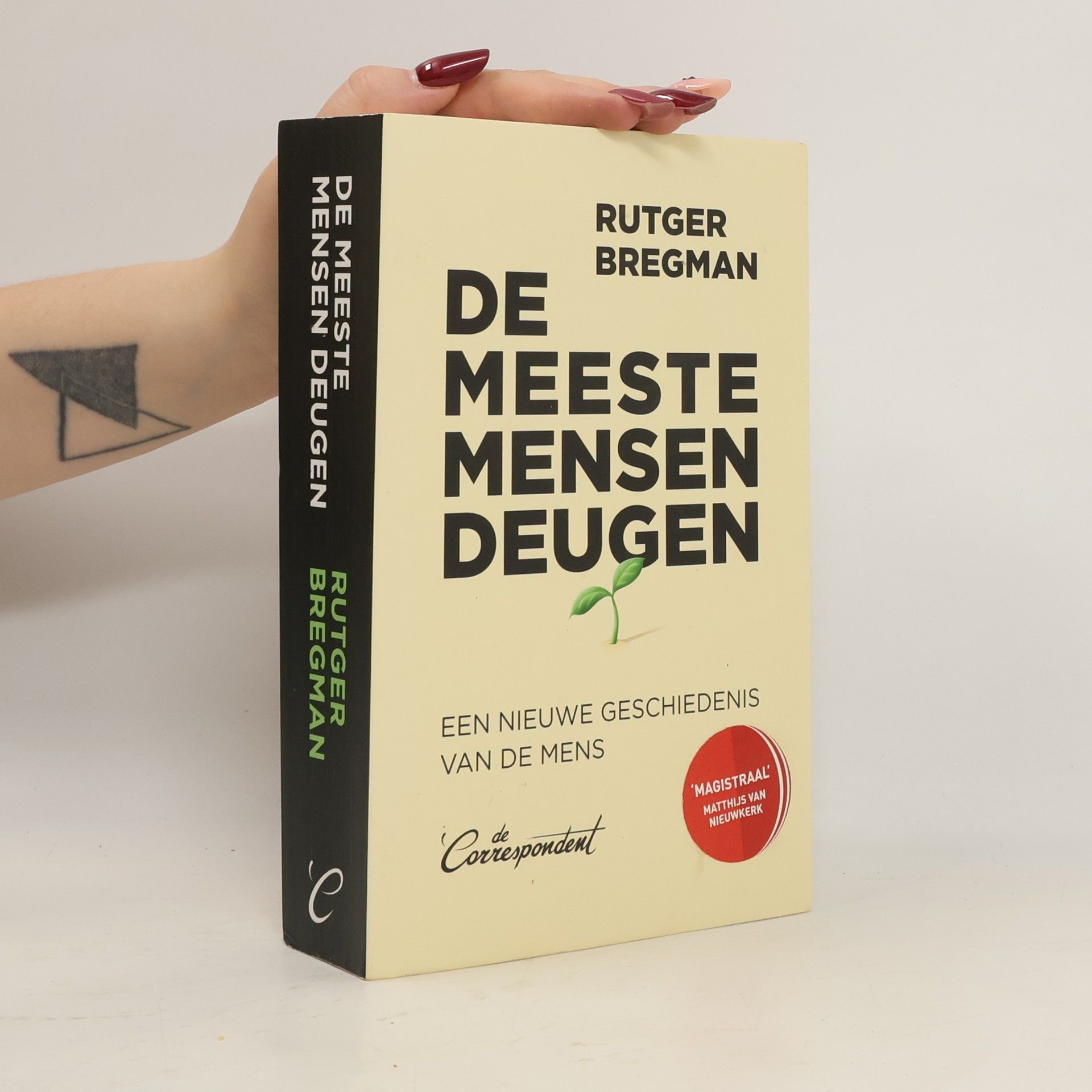 Rutger Bregman De meeste mensen deugen. Een nieuwe geschiedenis van de mens