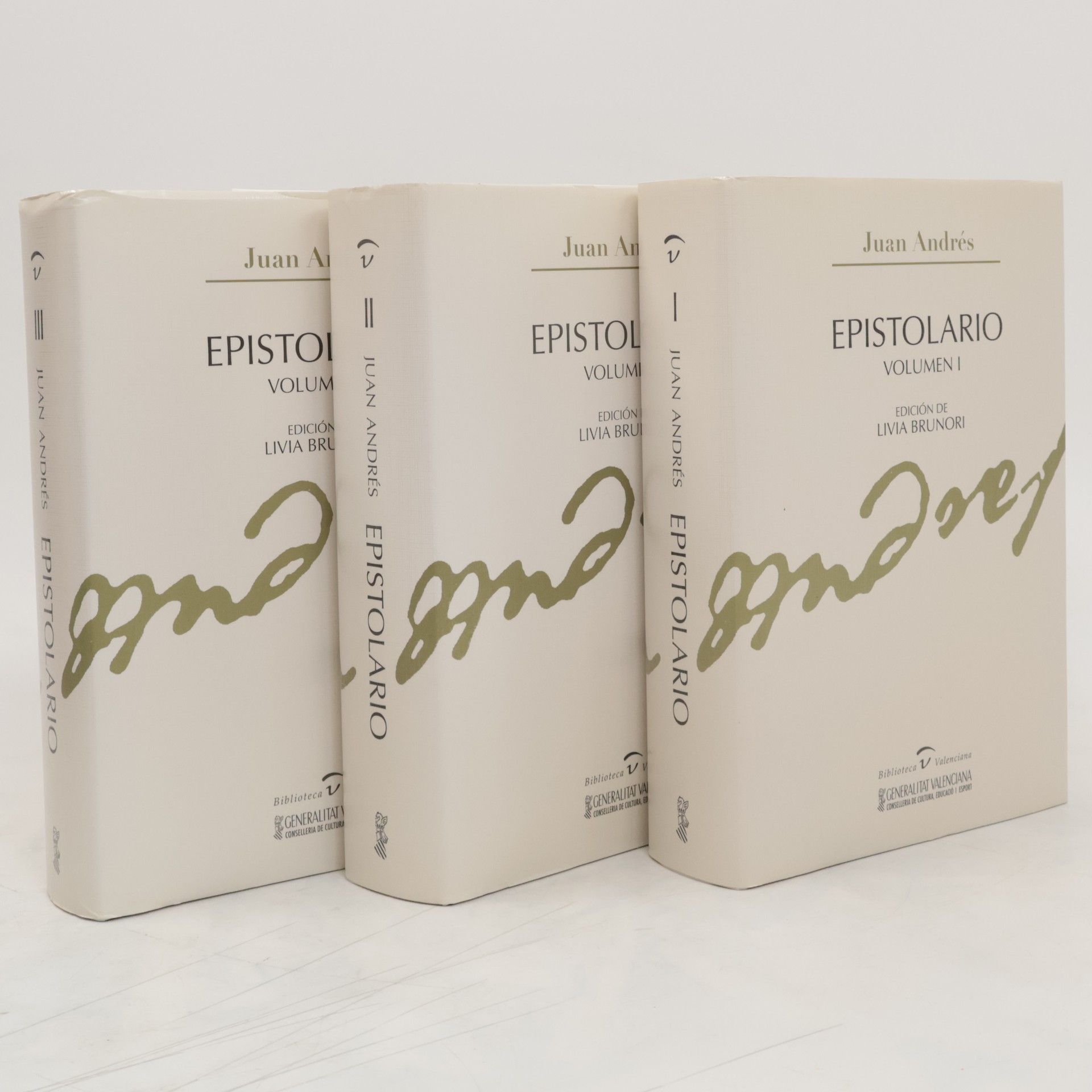 Livia Brunori Epistolario de Juan Andrés y Morell I.-III.