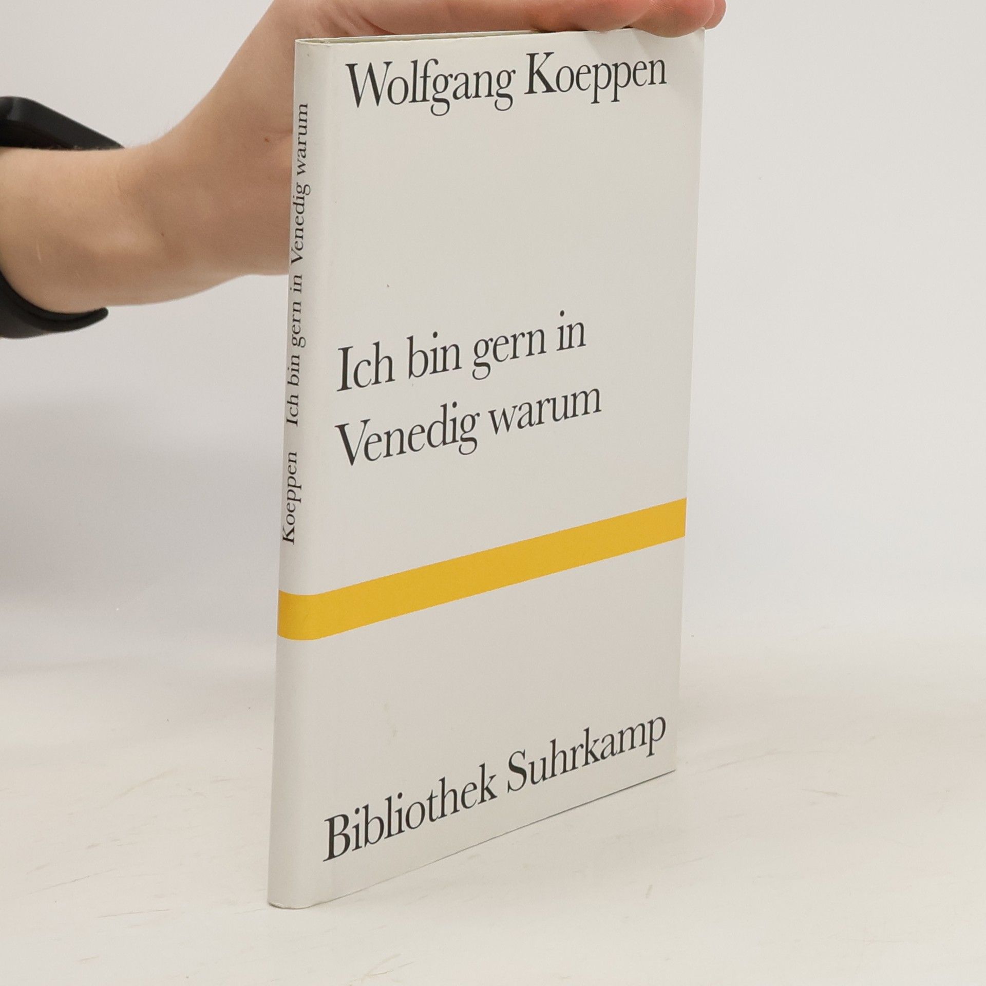Wolfgang Koeppen Ich bin gern in Venedig warum