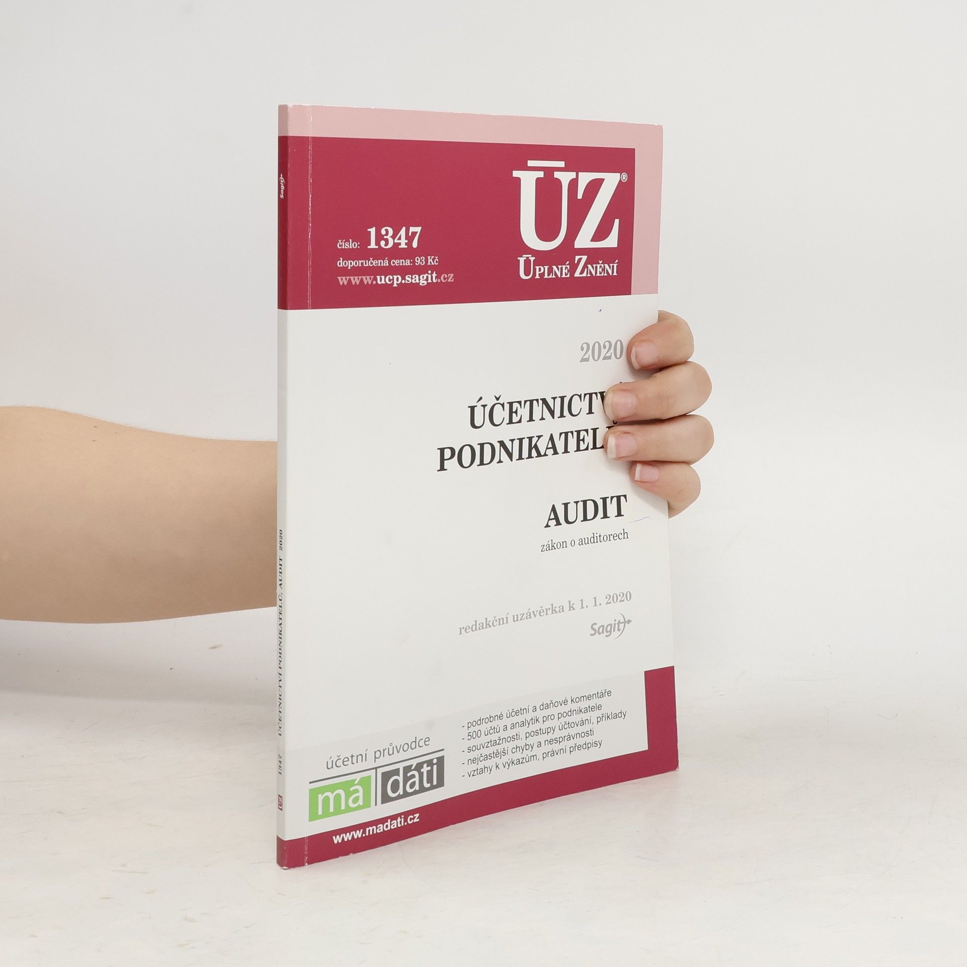 kolektiv Účetnictví podnikatelů ; Audit : zákon o auditorech : 2020 Účetnictví podnikatelů, Audit 2020