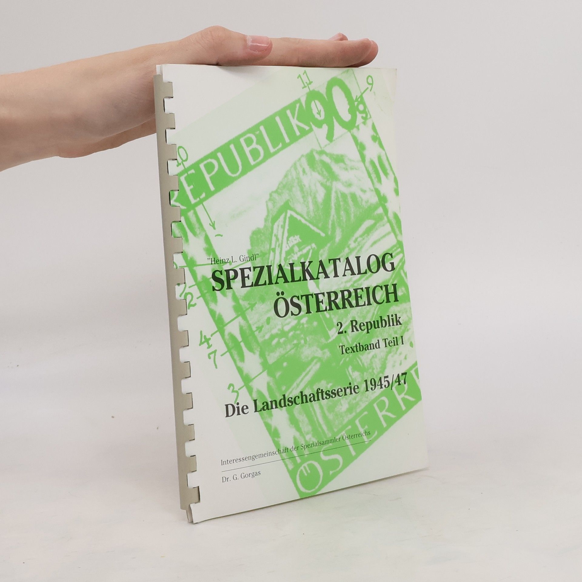 Heinz L. Gindl Spezialkatalog Österreich, 2. Republik