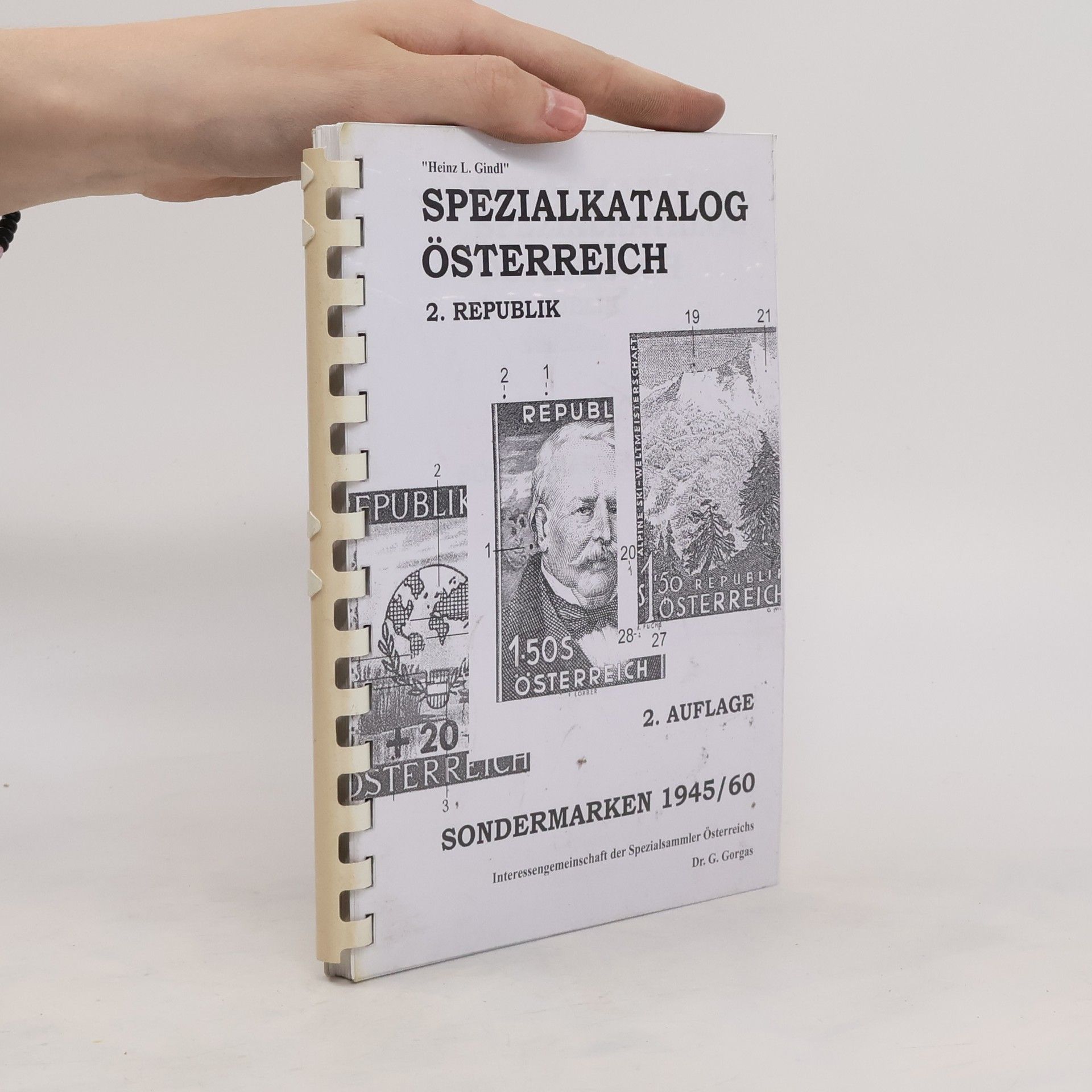 Heinz L. Gindl Spezialkatalog Österreich 2. Republik