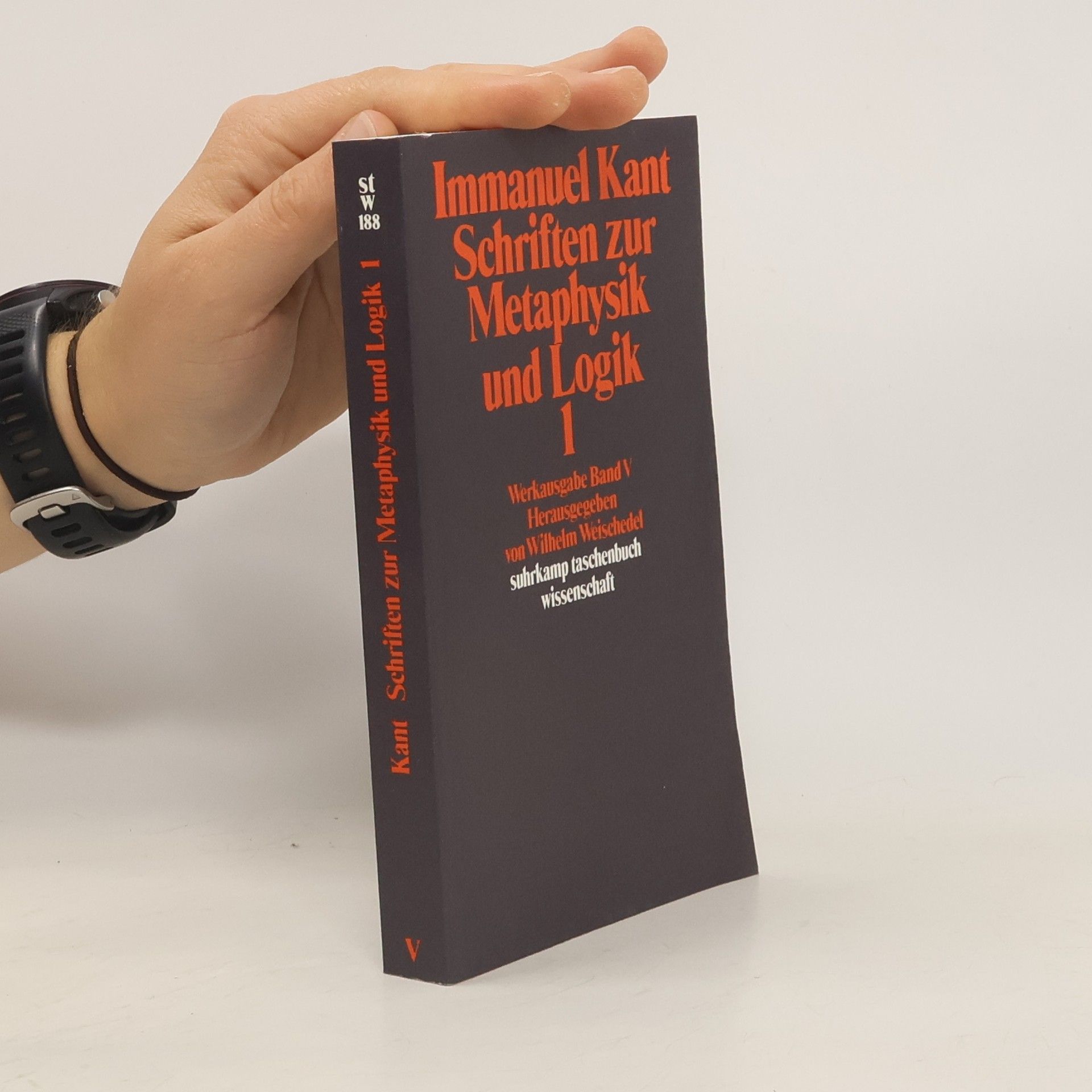 Immanuel Kant Schriften zur Metaphysik und Logik. Tl.1