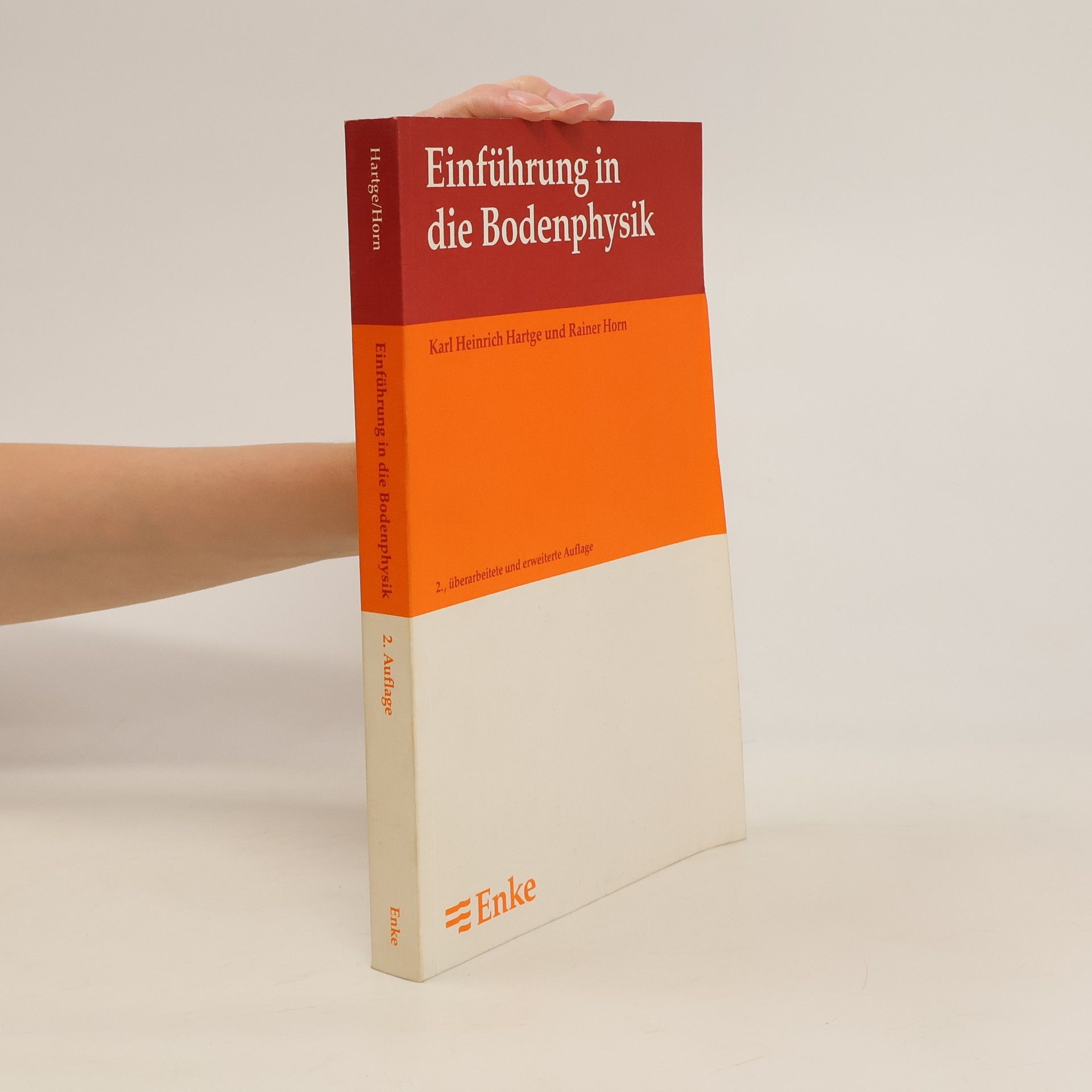 Karl Heinrich Hartge Einführung in die Bodenphysik