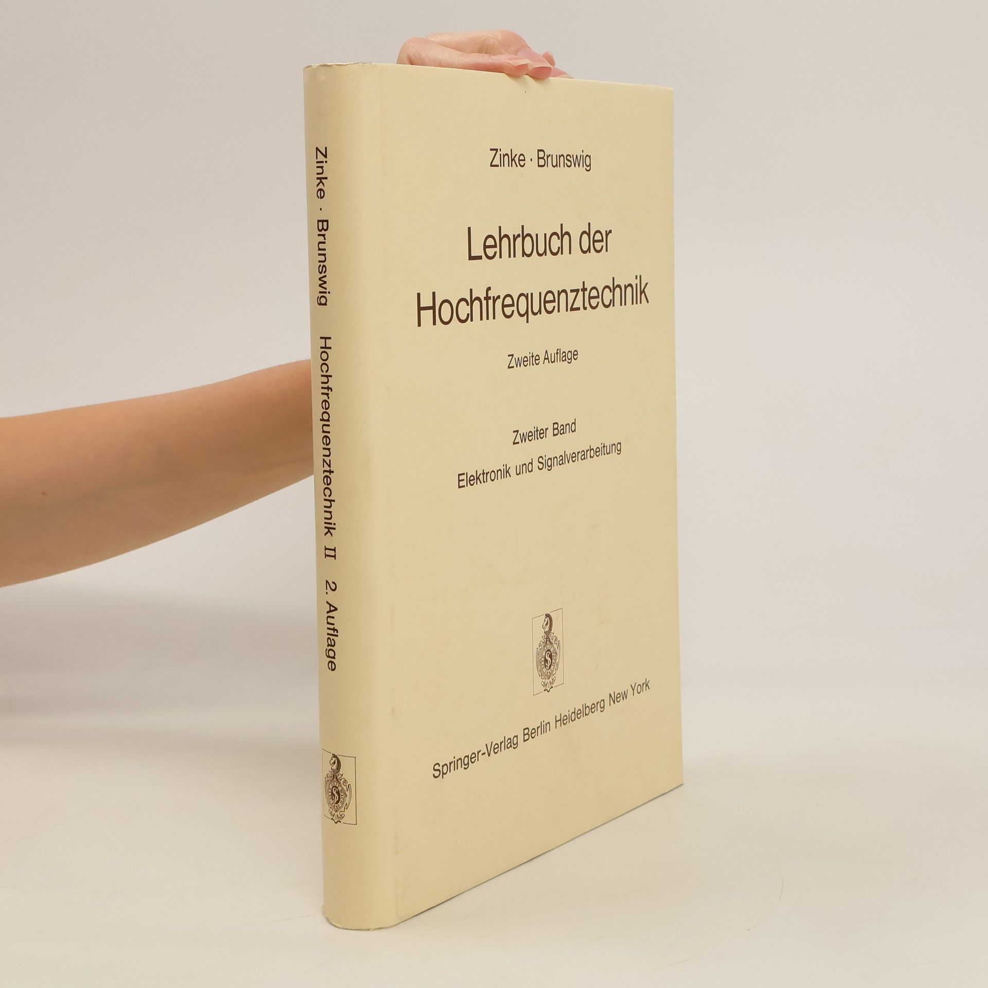 Otto Zinke Lehrbuch der Hochfrequenztechnik