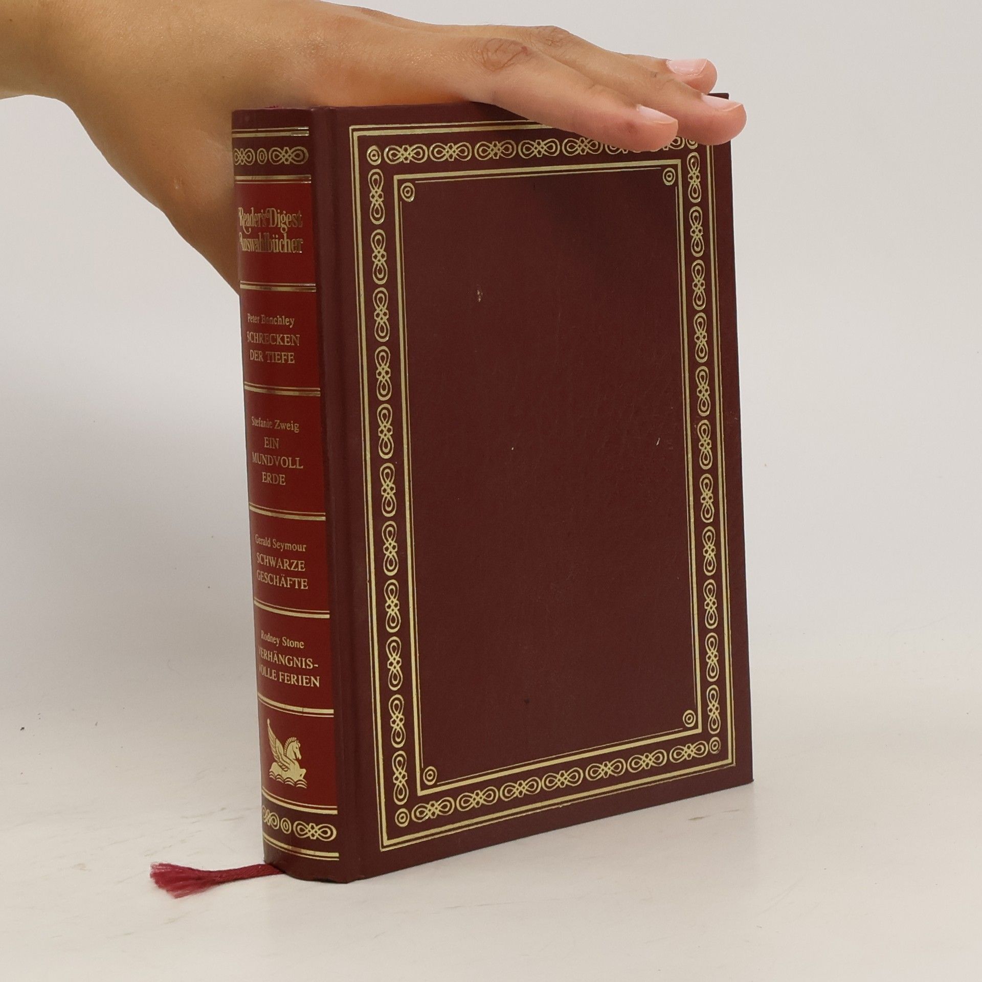 Stefanie Zweig Reader's Digest Auswahlbücher. Schrecken der Tiefe. Ein Mundvoll Erde. Schwarze Geschäfte. Verhängnisvolle Ferien