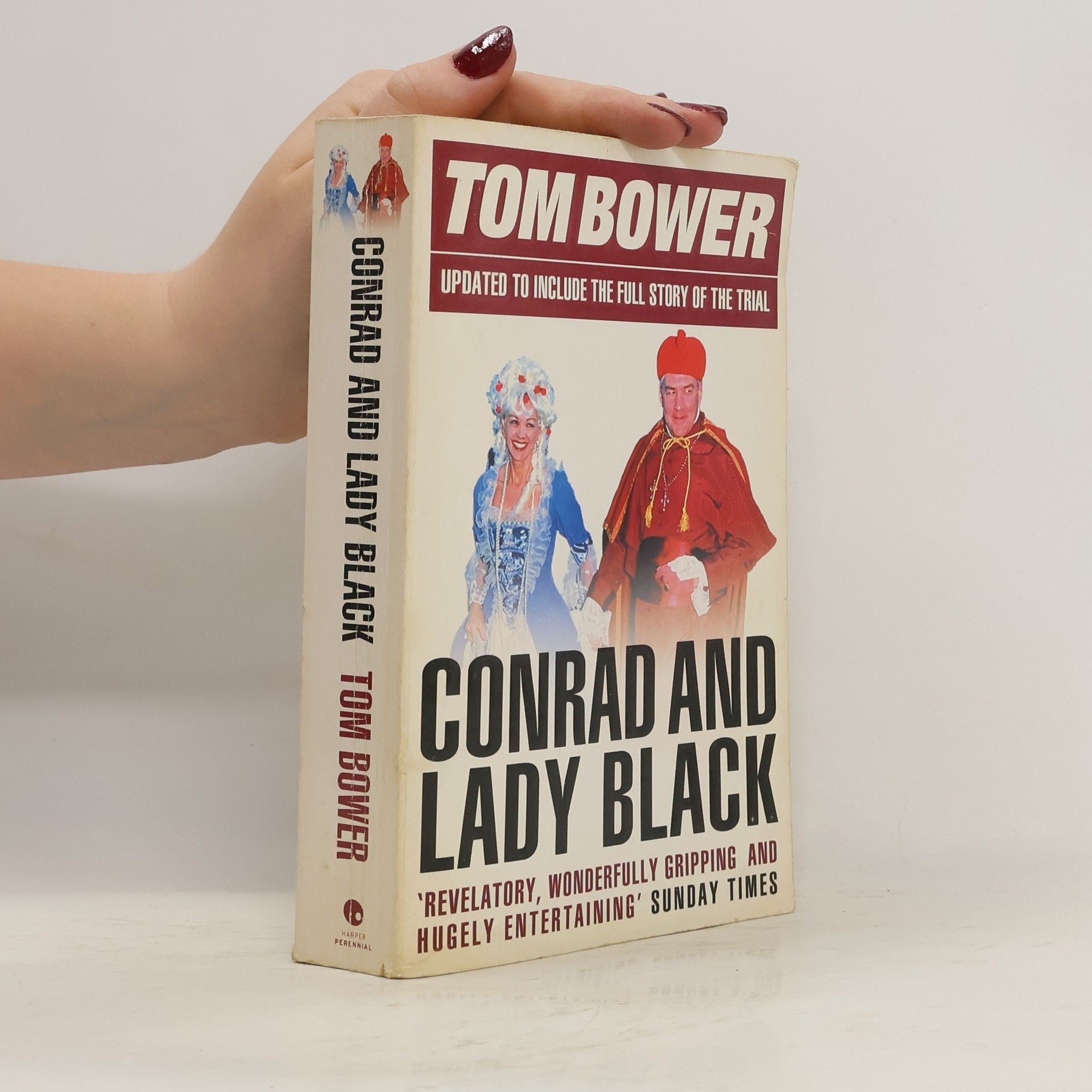 Tom Bower Conrad and Lady Black