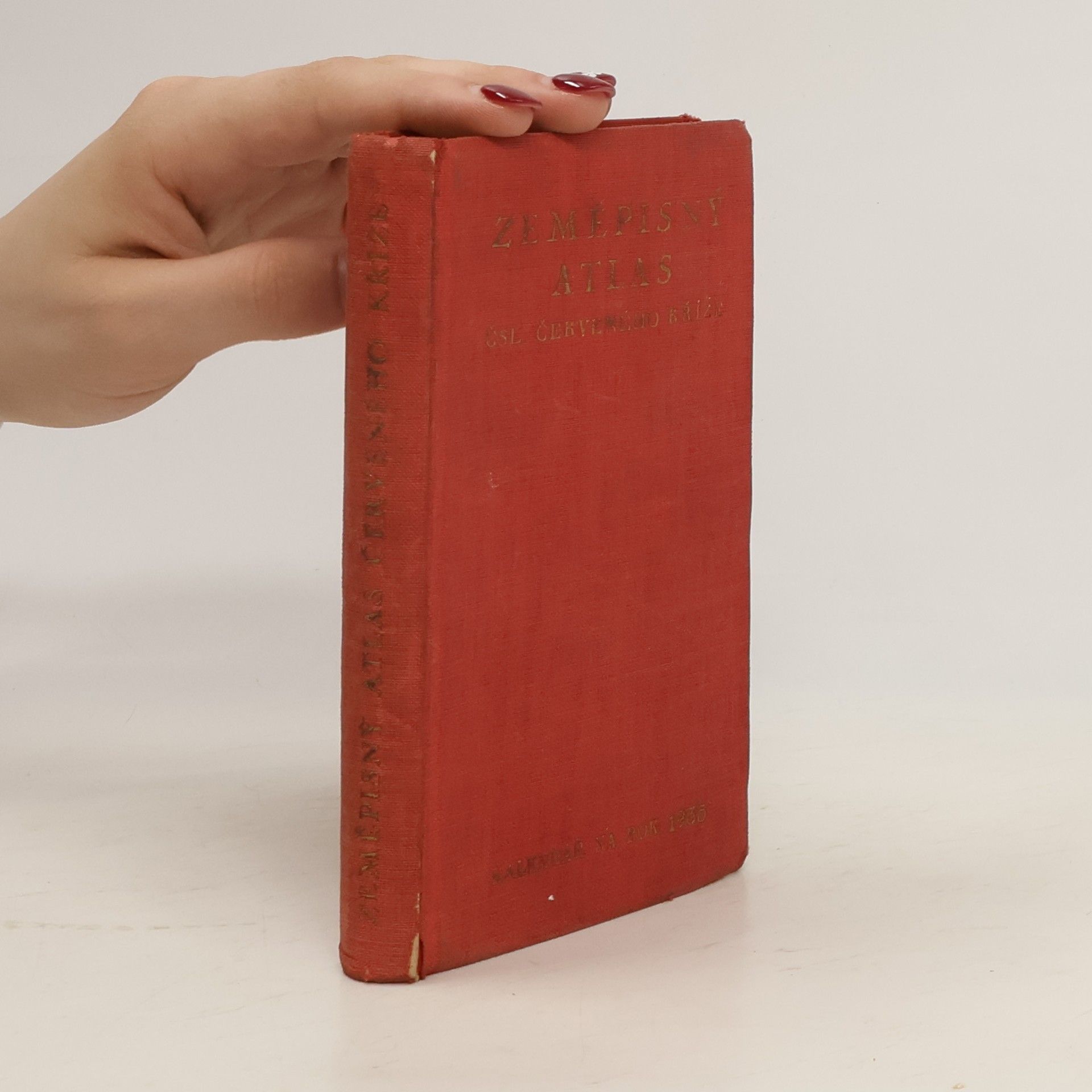 Československý červený kříž organizace Kapesní zeměpisný atlas: kalendář na rok 1935