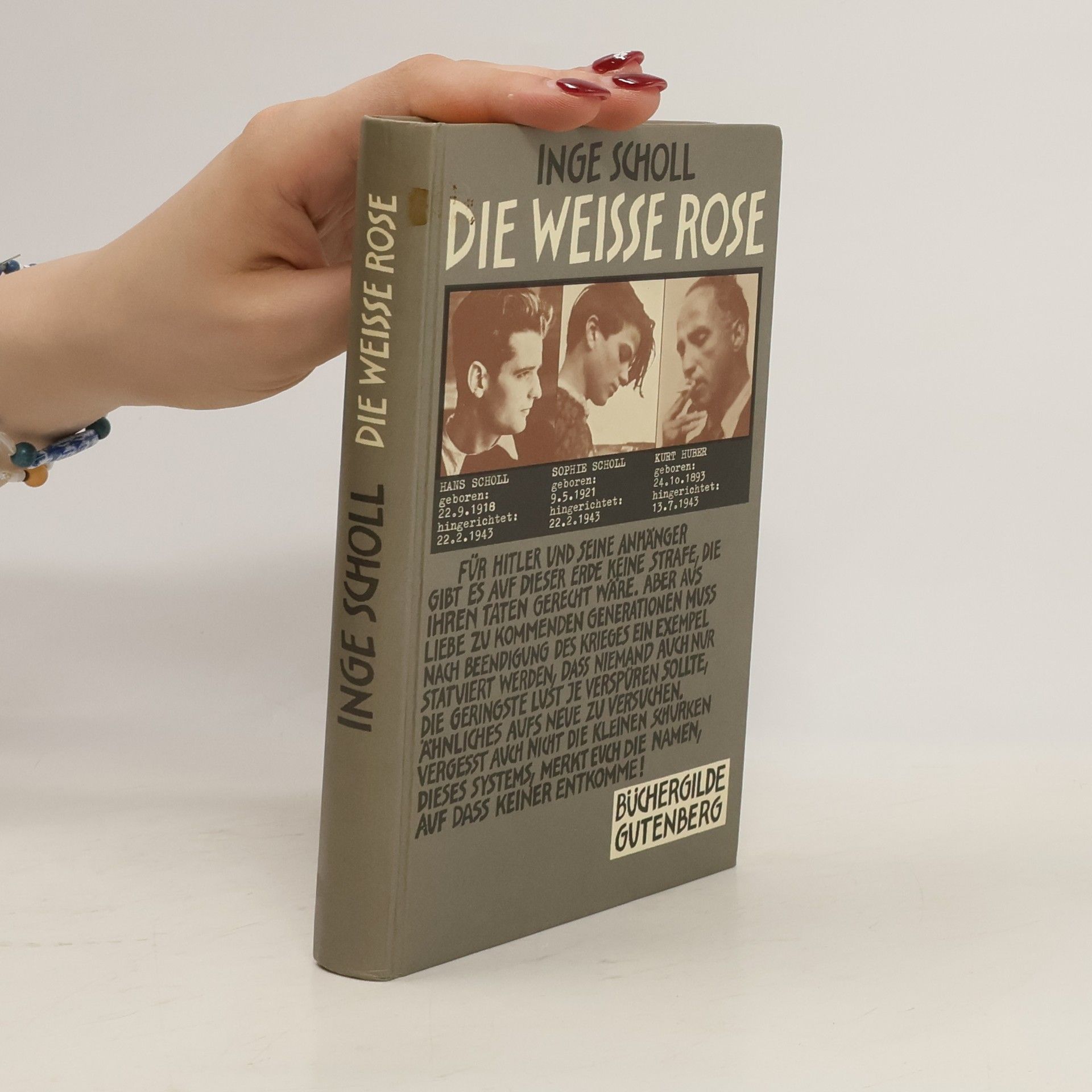 Inge Scholl Die Weisse Rose