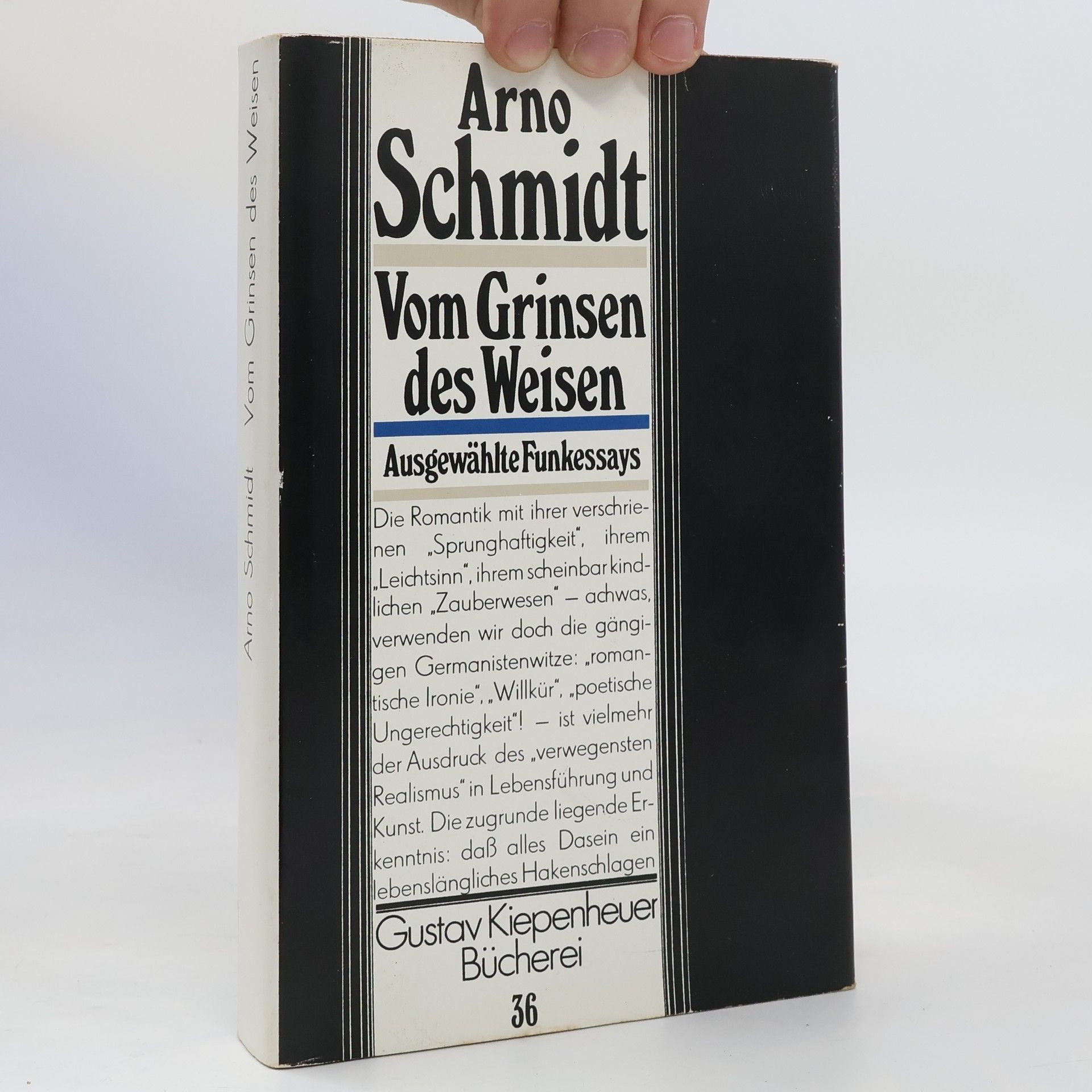 Arno Schmidt Vom Grinsen des Weisen