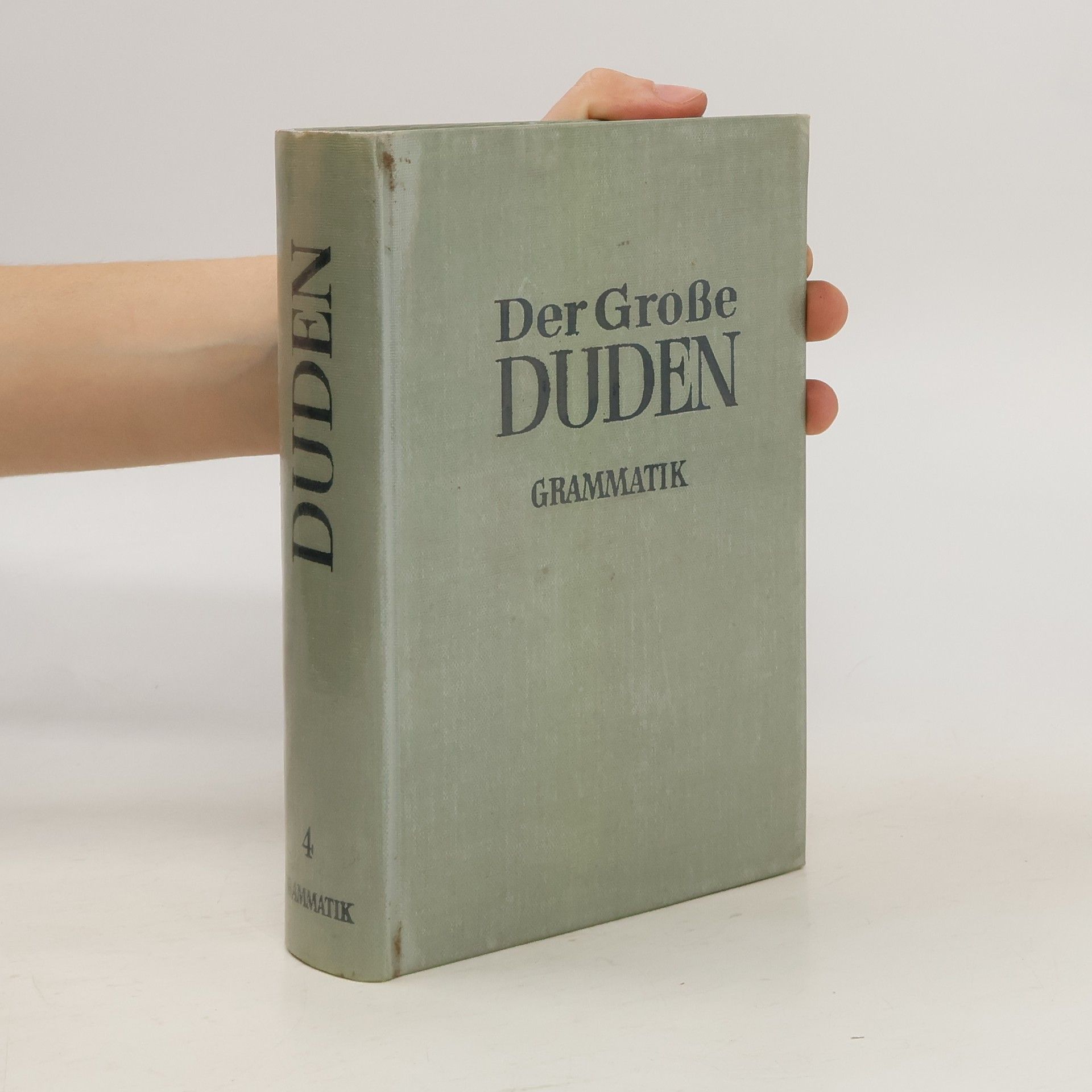 Paul Grebe Der große Duden 4. Grammatik