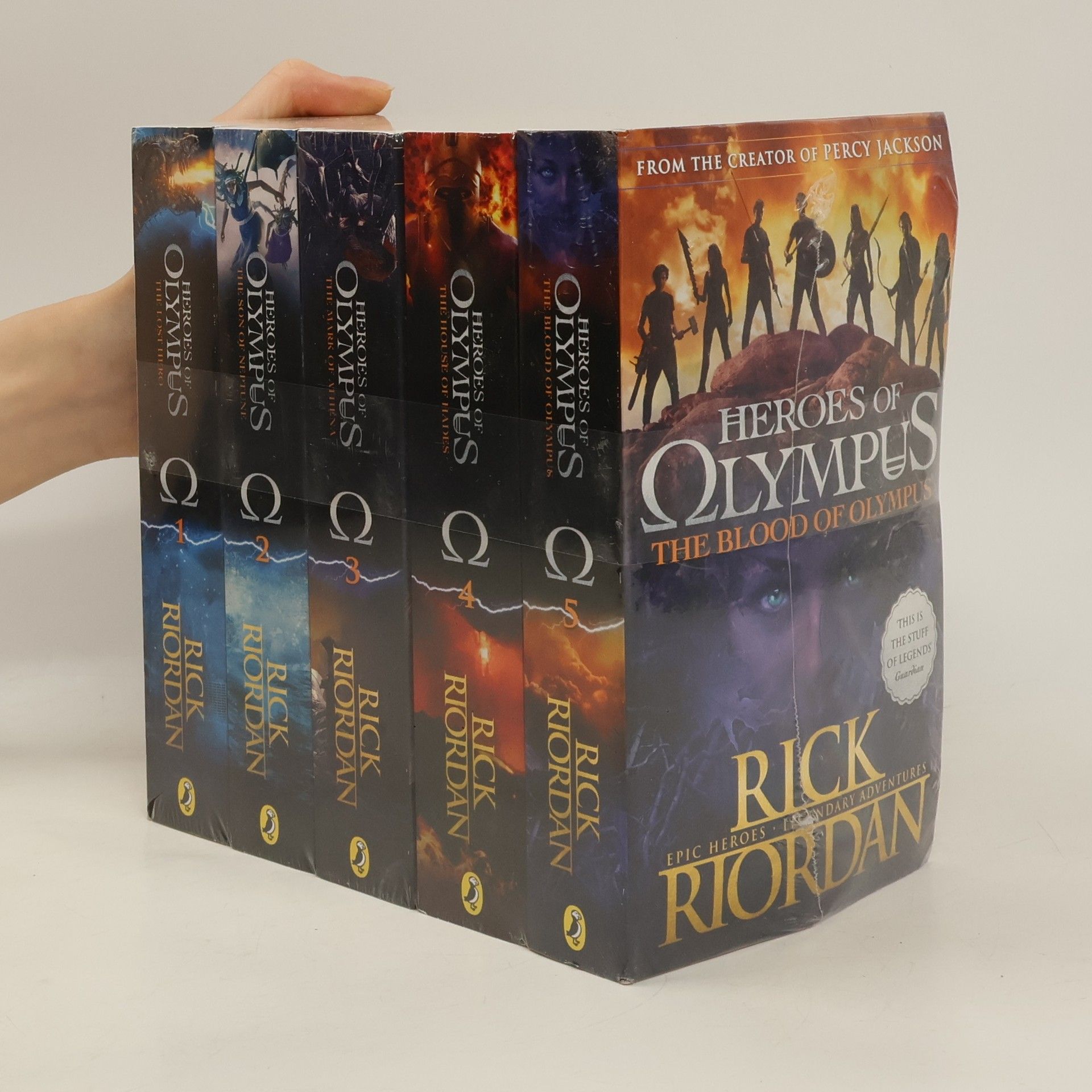 Rick Riordan Heroes of Olympus 1-5
