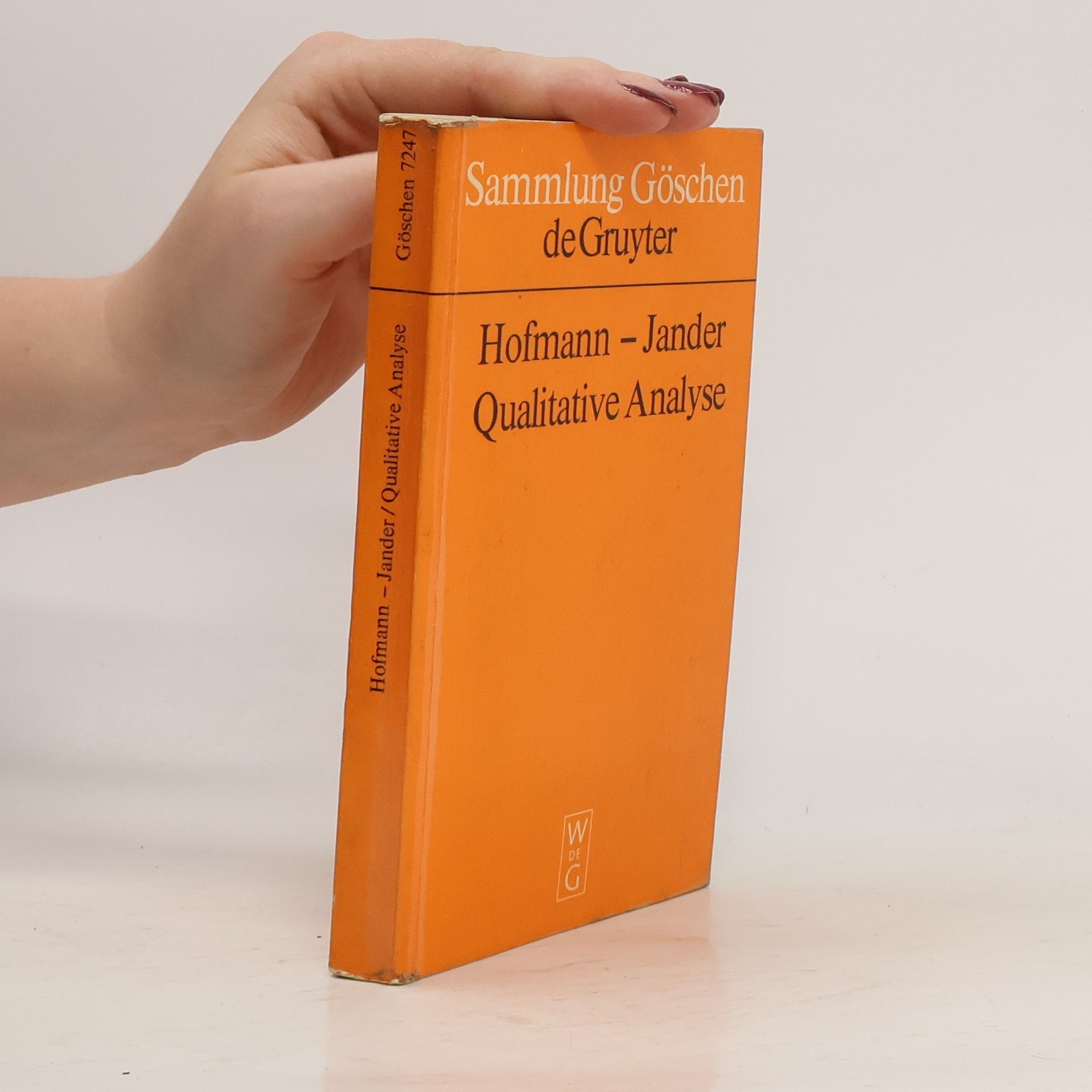 Helmut Hofmann Qualitative Analyse