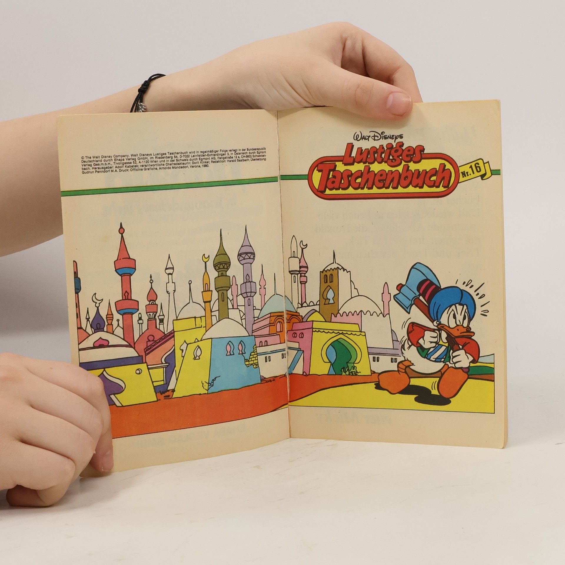 Walt Disney Lustiges Taschenbuch 16. Donald in 1000 und einer Nacht