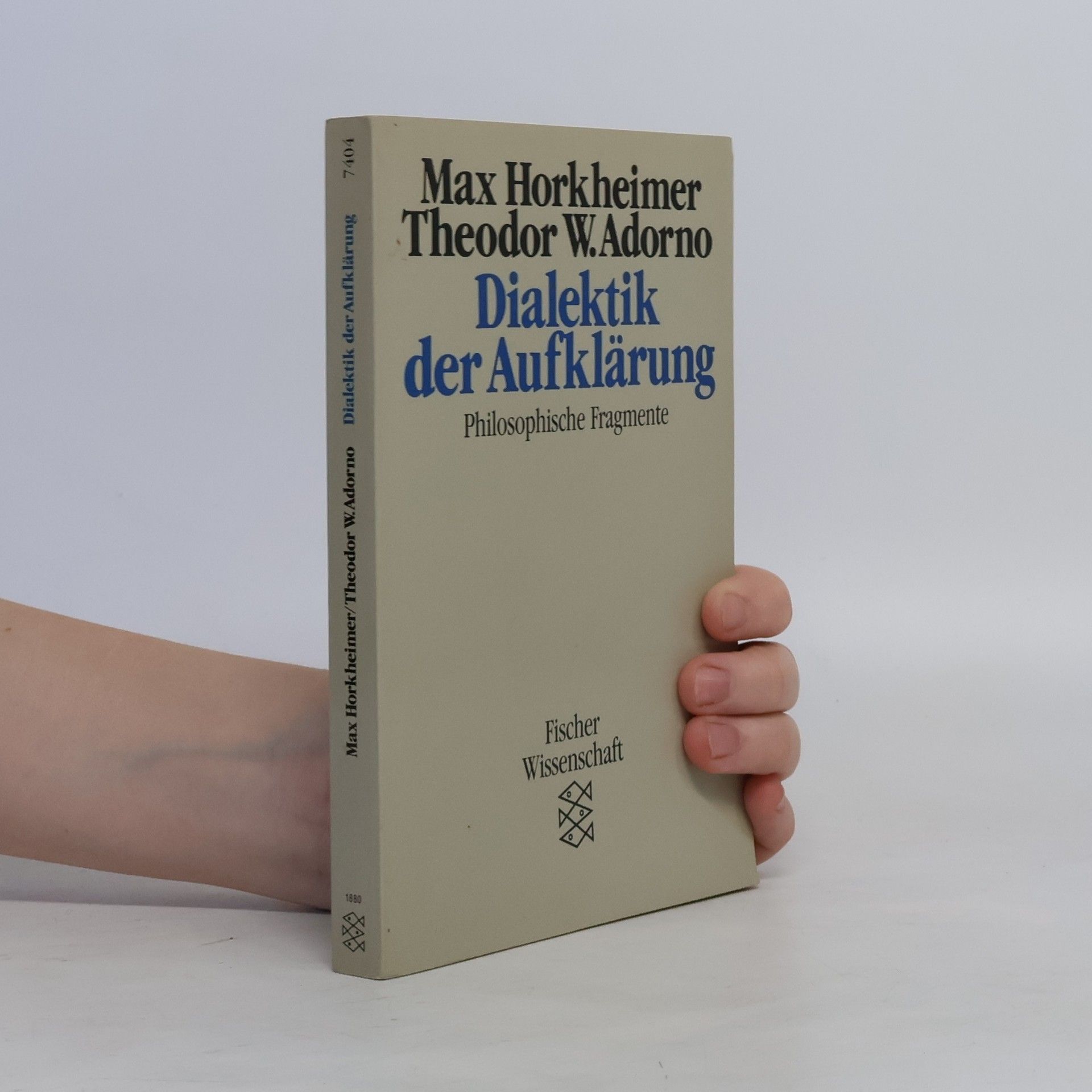 Max Horkheimer Dialektik der Aufklärung