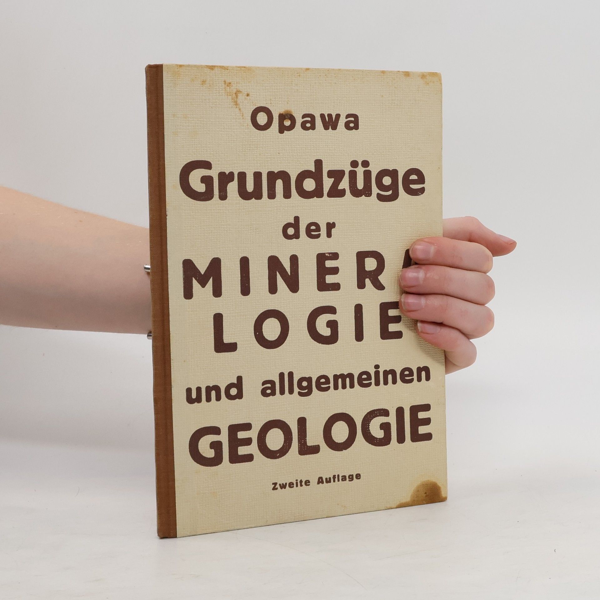 AA.VV. Opawa Grundzüge der Mineralogie und alggemeinen Geologie