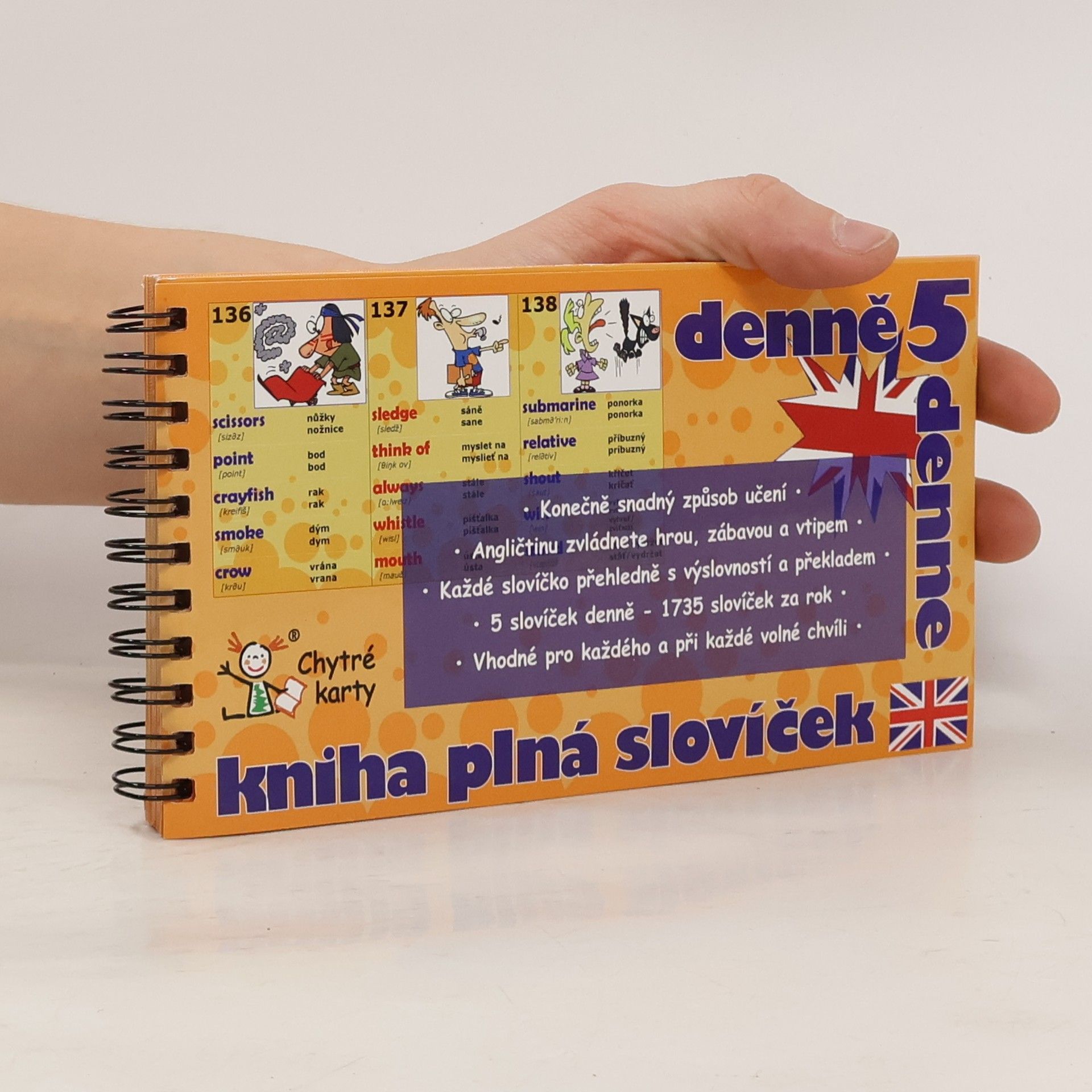 Autores varios Chytré karty - Angličtina kniha plná slovíček