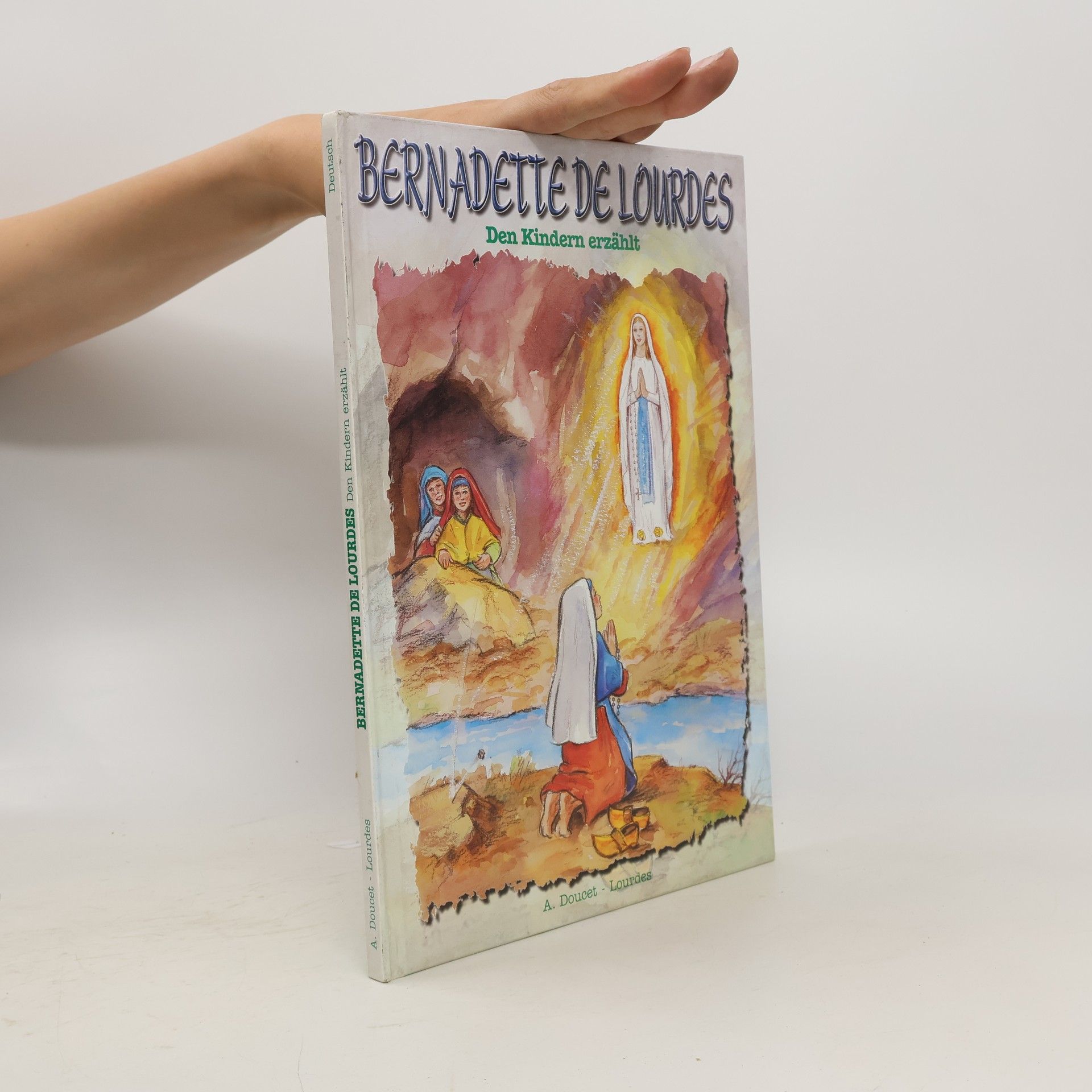Bernadette de Lourdes Den Kindern erzählt