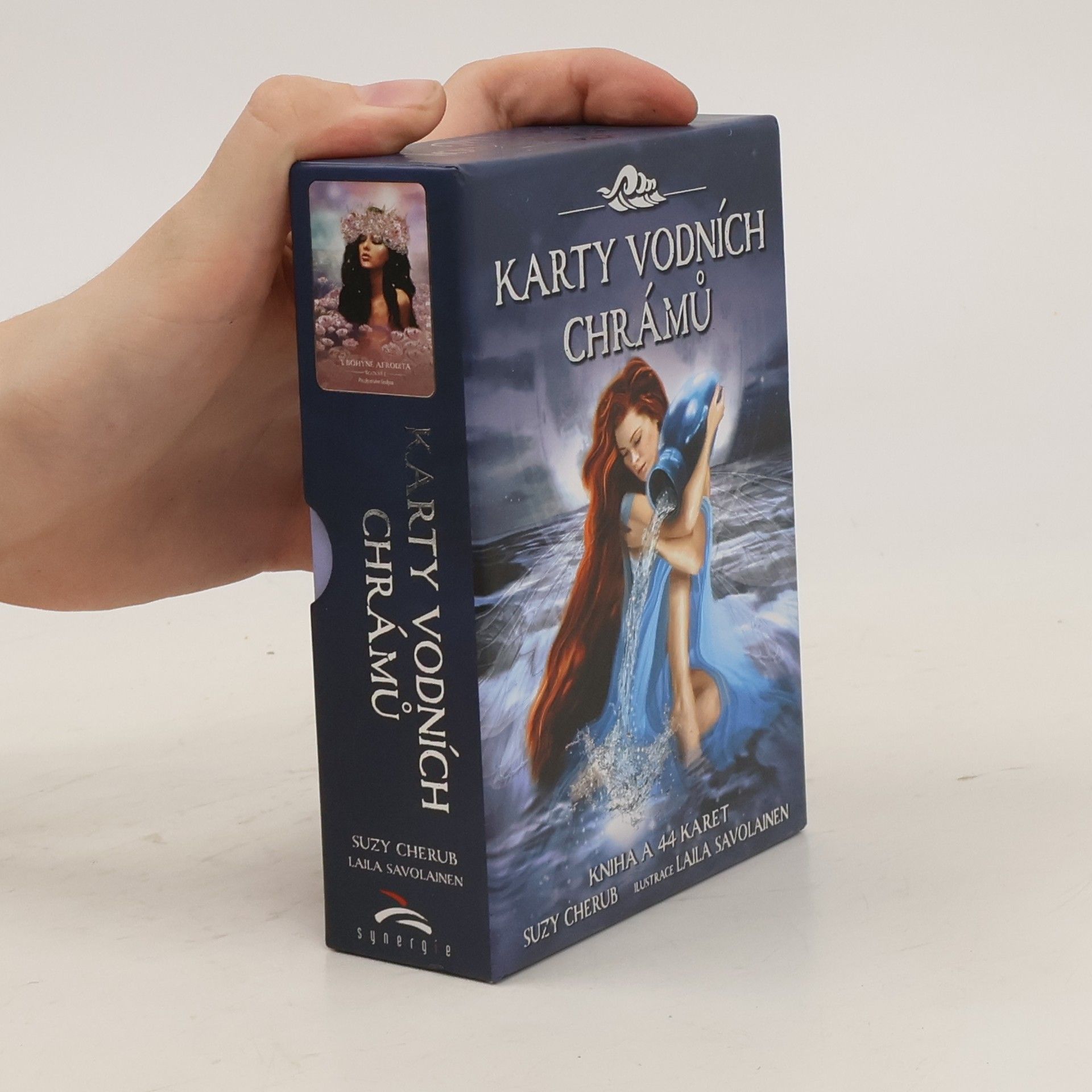 Suzy Cherub Karty vodních chrámů - Kniha a 44 karet (lesklé)